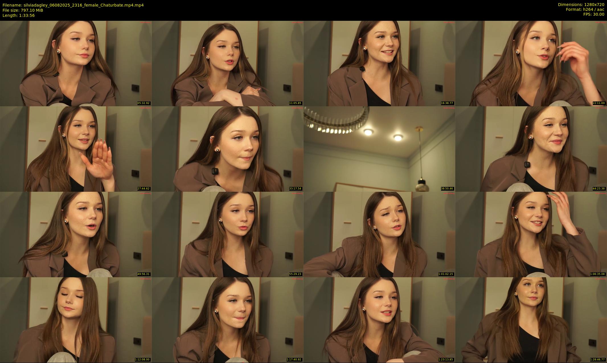 silviadagley — 94 minute Chaturbate female cam show recording, 720p, Aug 6, 2025