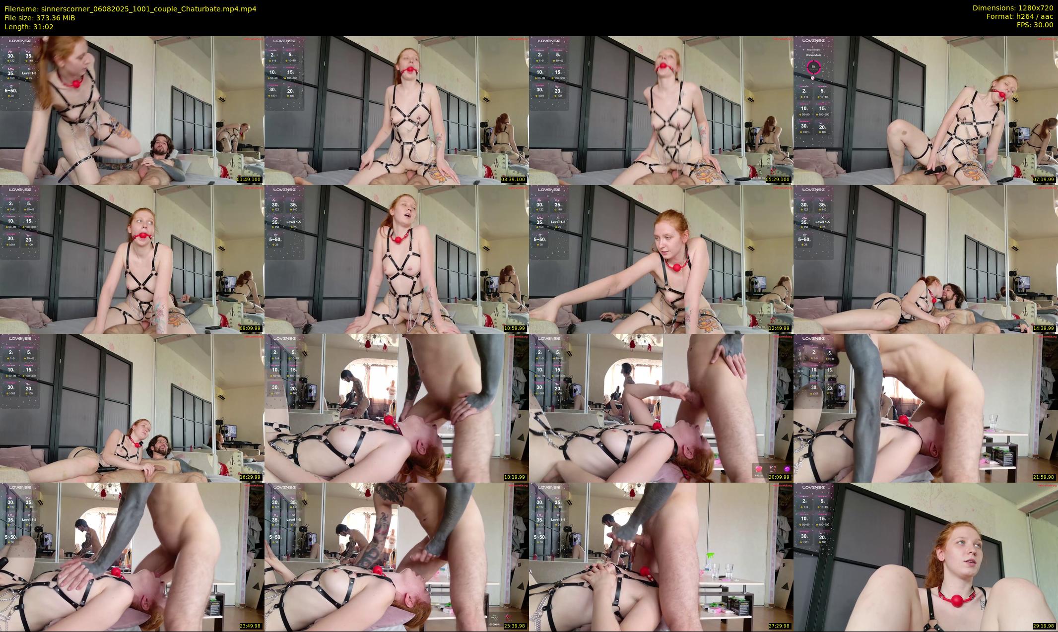 sinnerscorner — 32 minute Chaturbate couple cam show recording, 720p, Aug 6, 2025