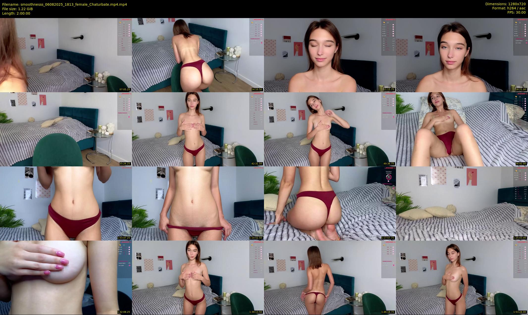 smoothnesss — 120 minute Chaturbate female cam show recording, 720p, Aug 6, 2025