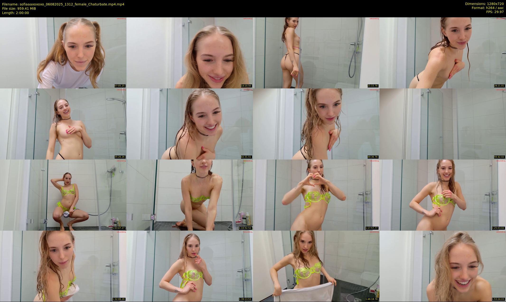 sofiaaaxoxoxo — 120 minute Chaturbate female cam show recording, 720p, Aug 6, 2025