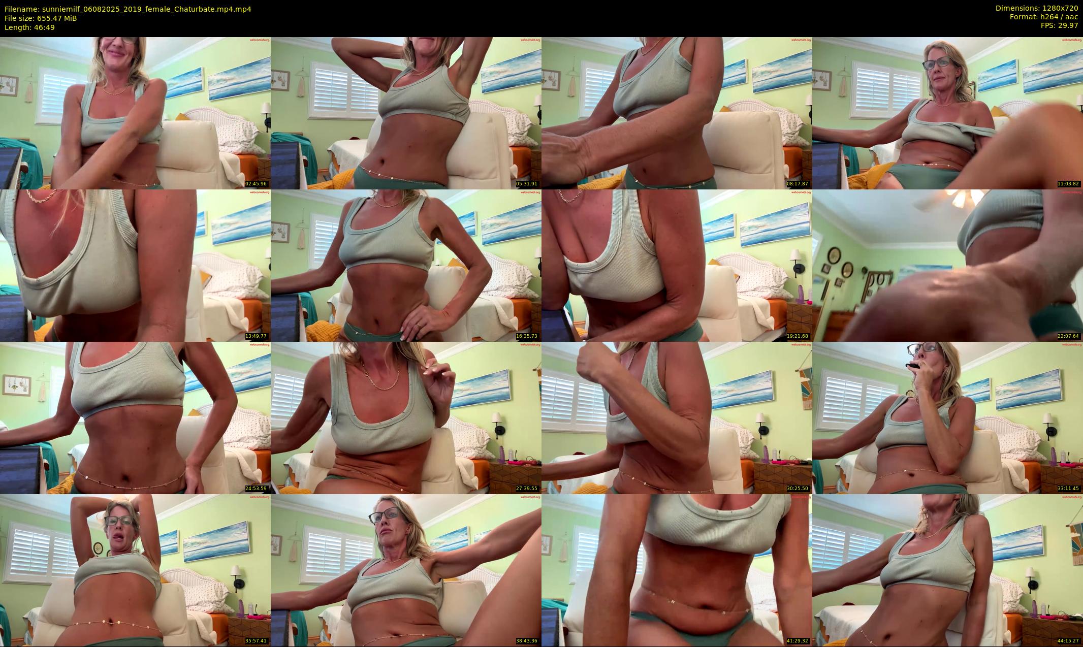 sunniemilf — 47 minute Chaturbate female cam show recording, 720p, Aug 6, 2025