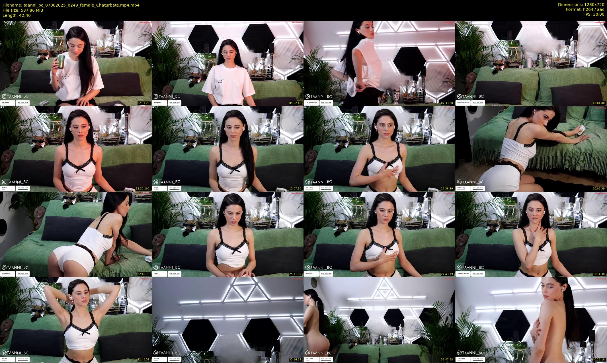 taanni_bc — 43 minute Chaturbate female cam show recording, 720p, Aug 7, 2025