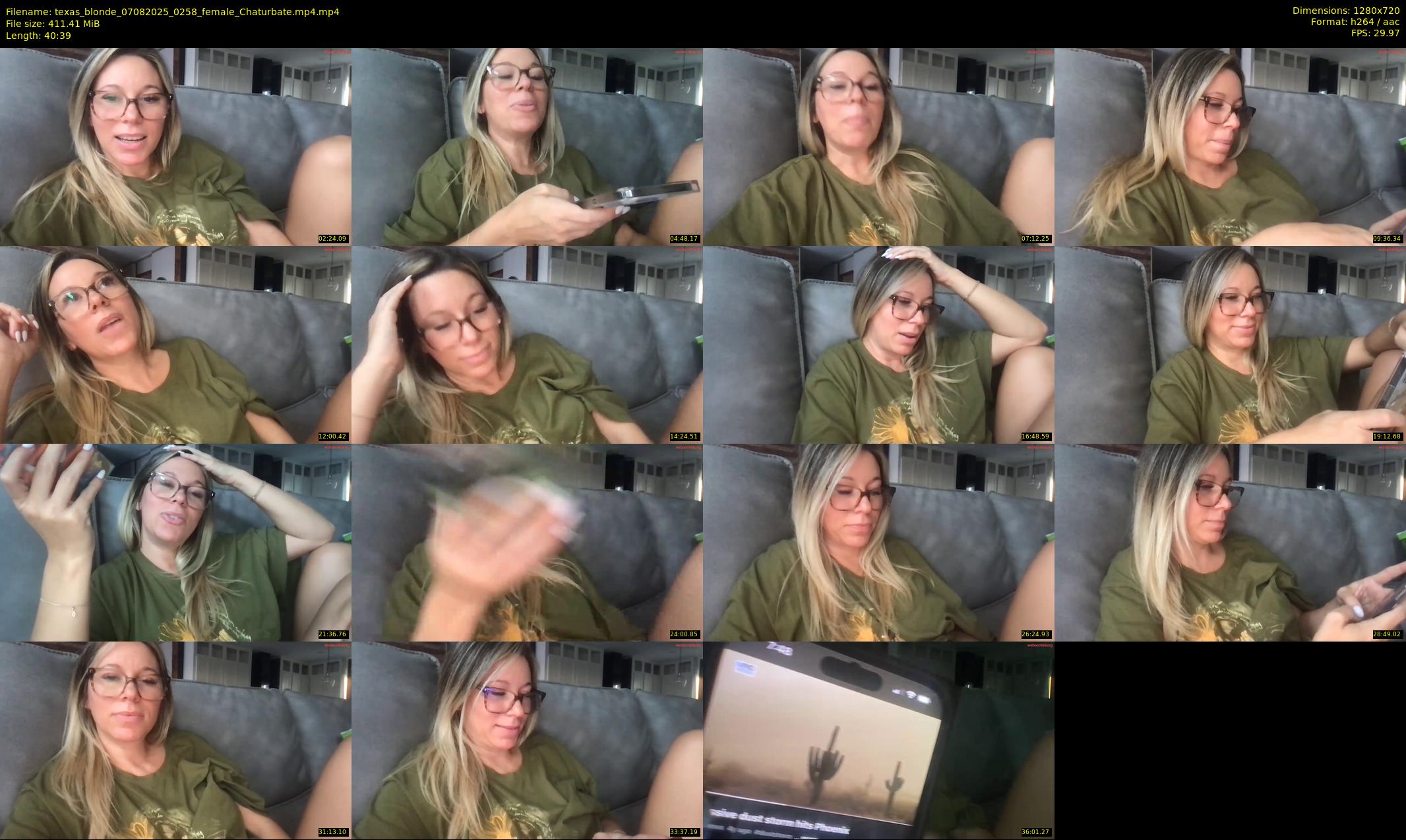 texas_blonde — 41 minute Chaturbate female cam show recording, 720p, Aug 7, 2025
