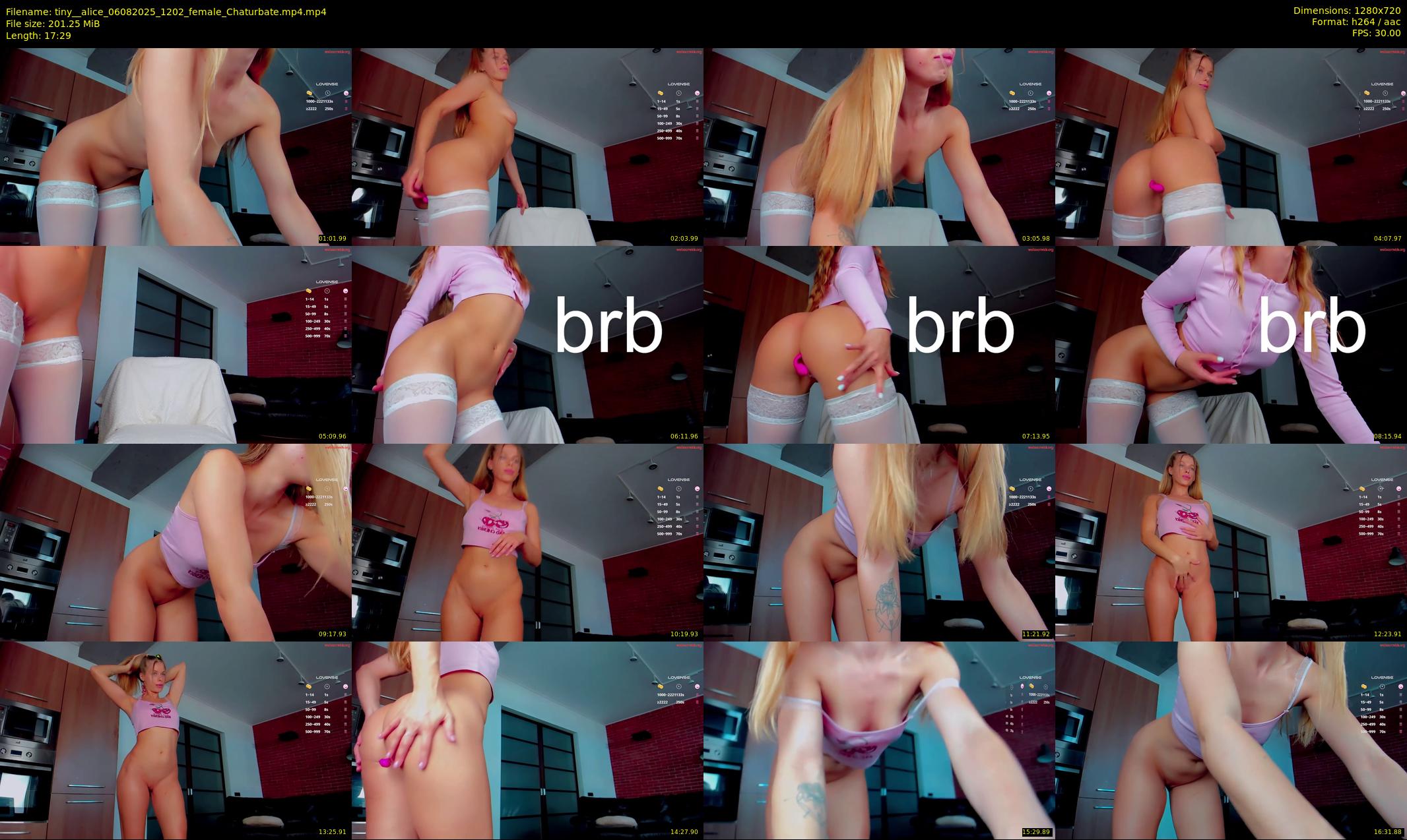 tiny__alice — 18 minute Chaturbate female cam show recording, 720p, Aug 6, 2025