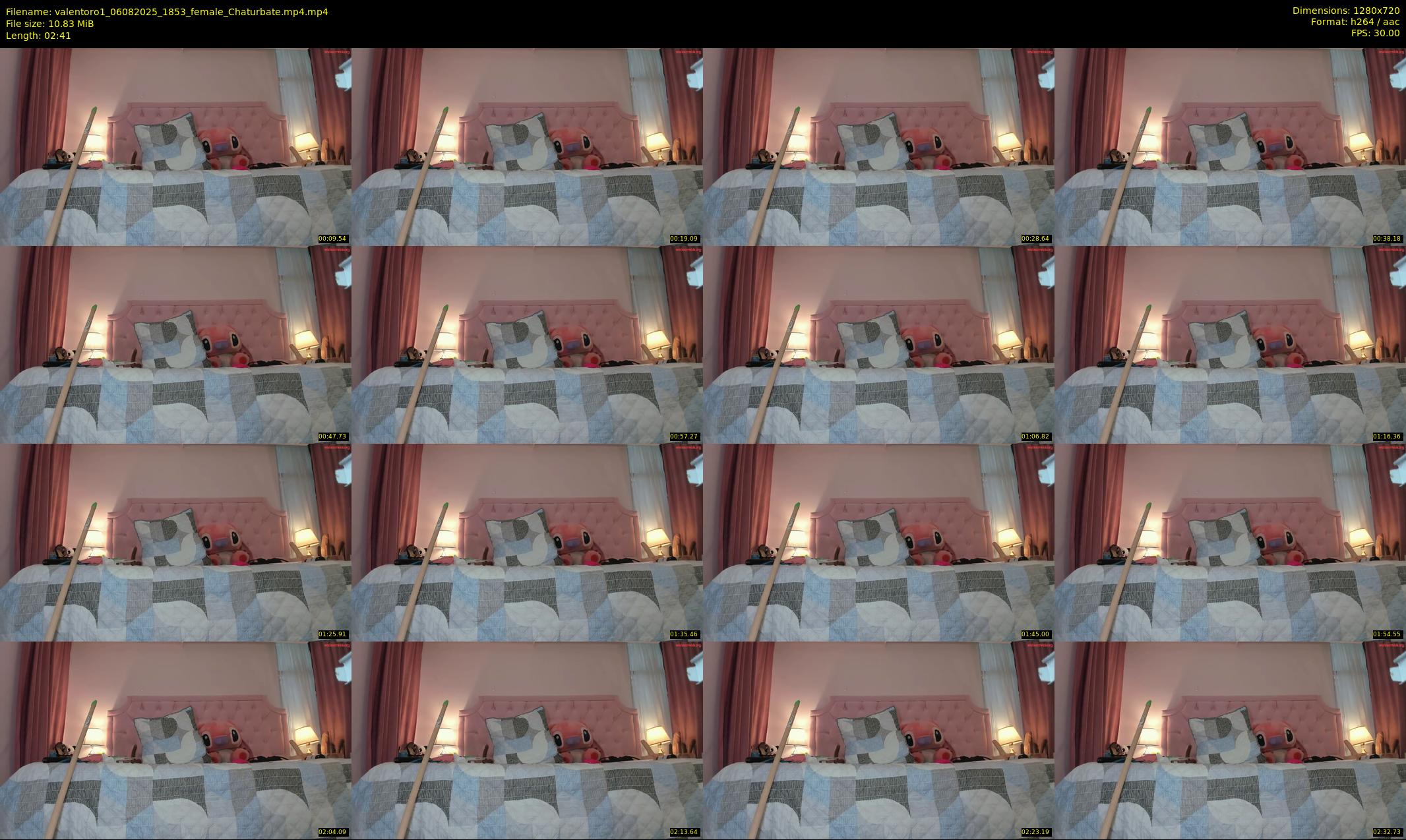 valentoro1 — 3 minute Chaturbate female cam show recording, 720p, Aug 6, 2025
