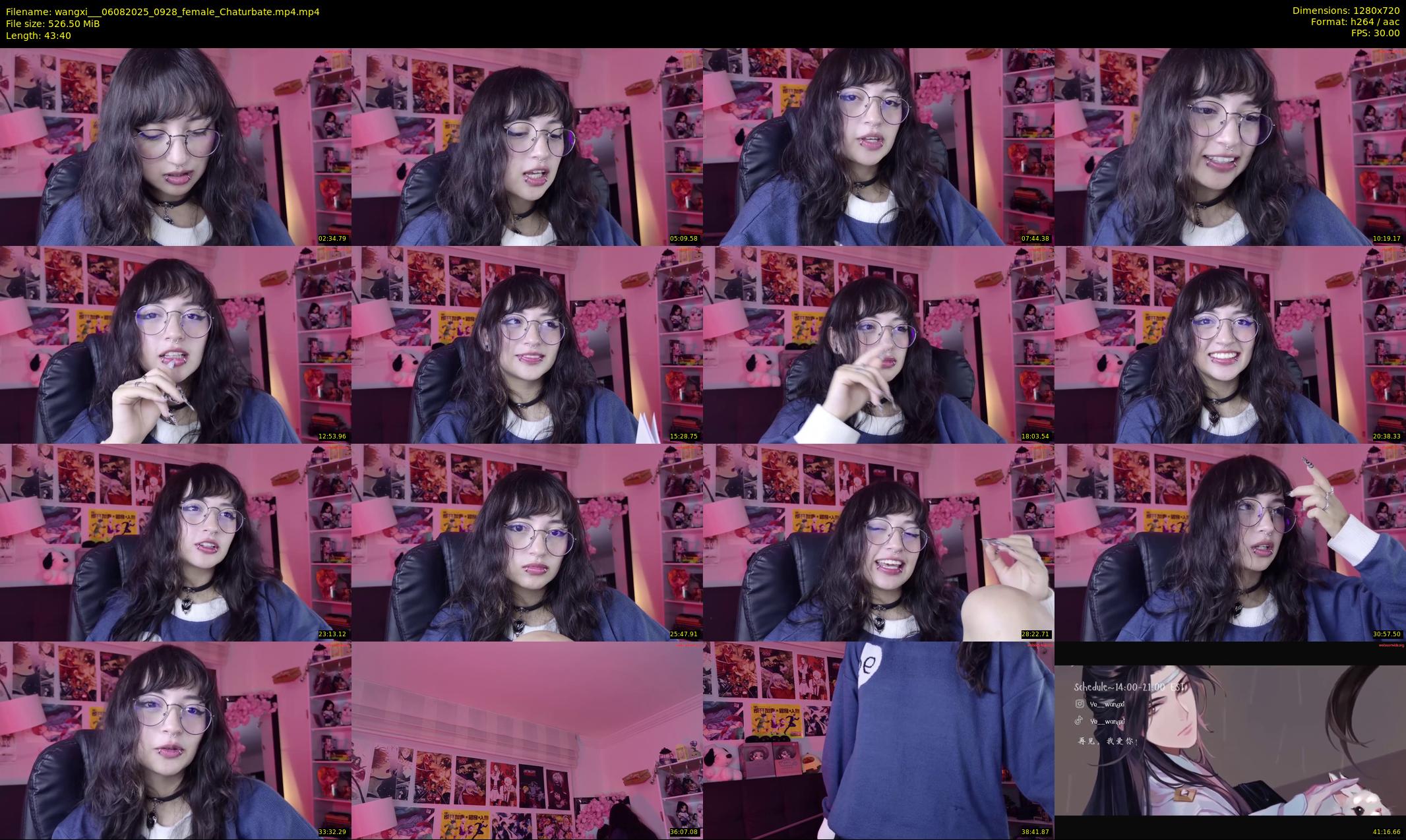 wangxi__ — 44 minute Chaturbate female cam show recording, 720p, Aug 6, 2025