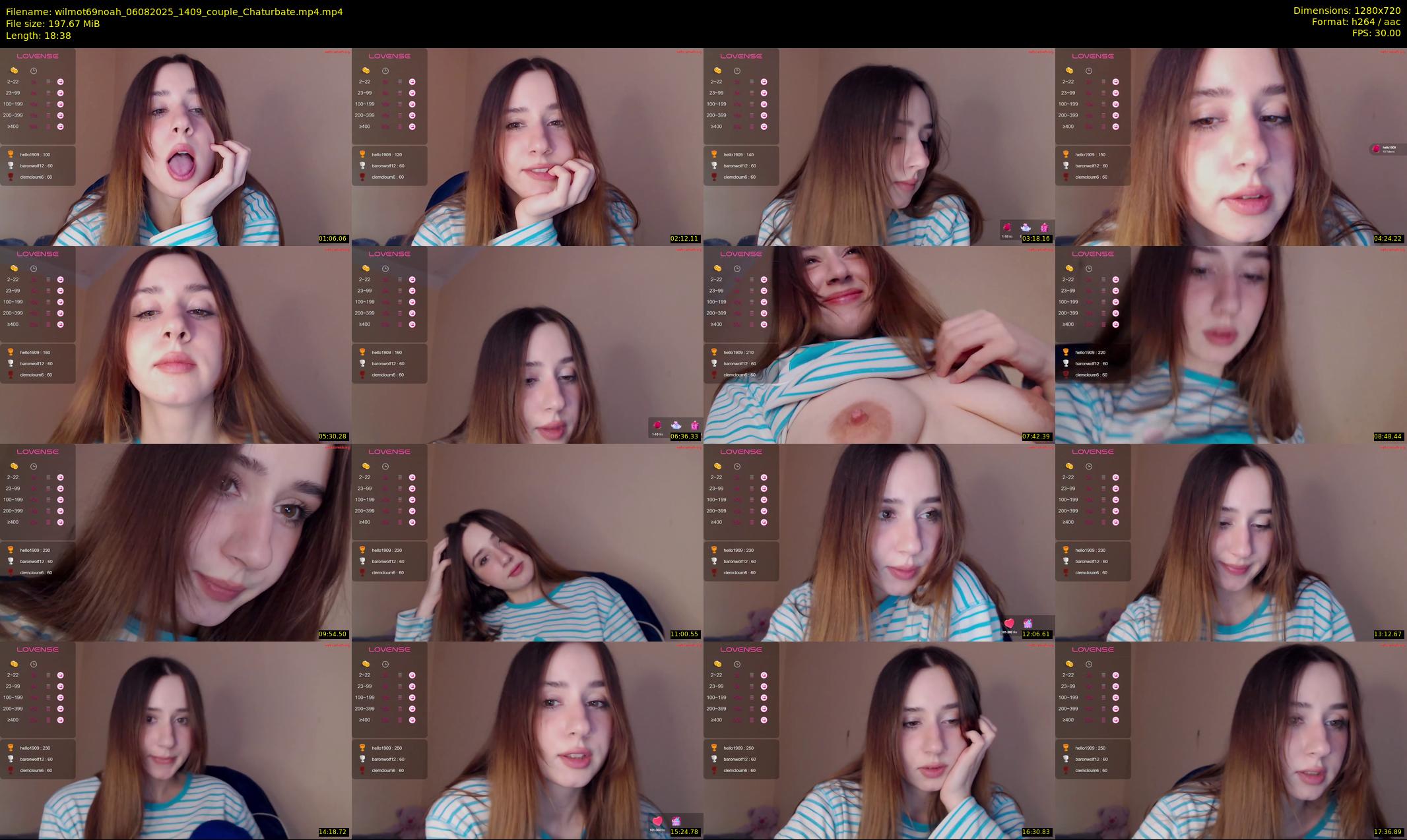 wilmot69noah — 19 minute Chaturbate couple cam show recording, 720p, Aug 6, 2025