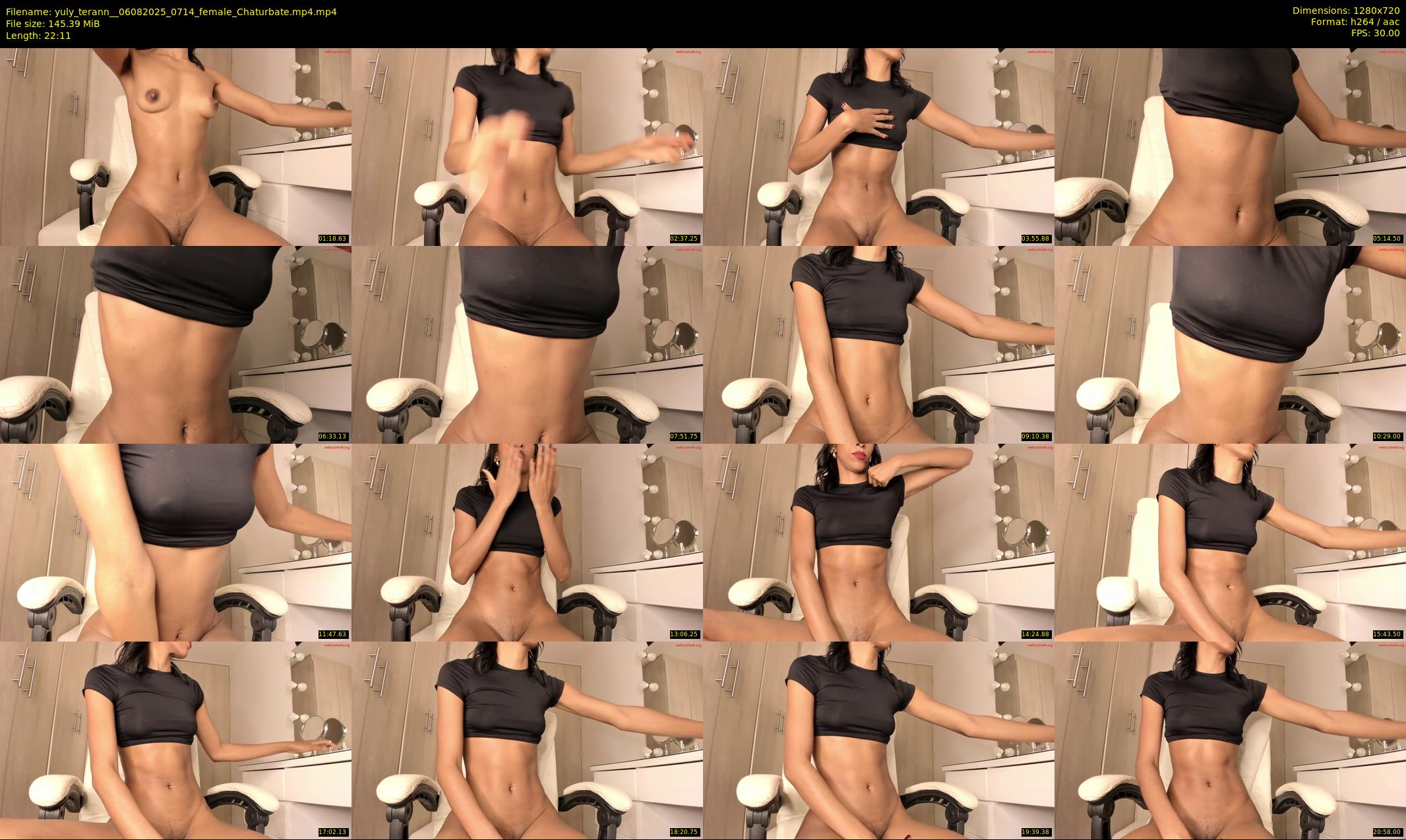 yuly_terann_ — 23 minute Chaturbate female cam show recording, 720p, Aug 6, 2025