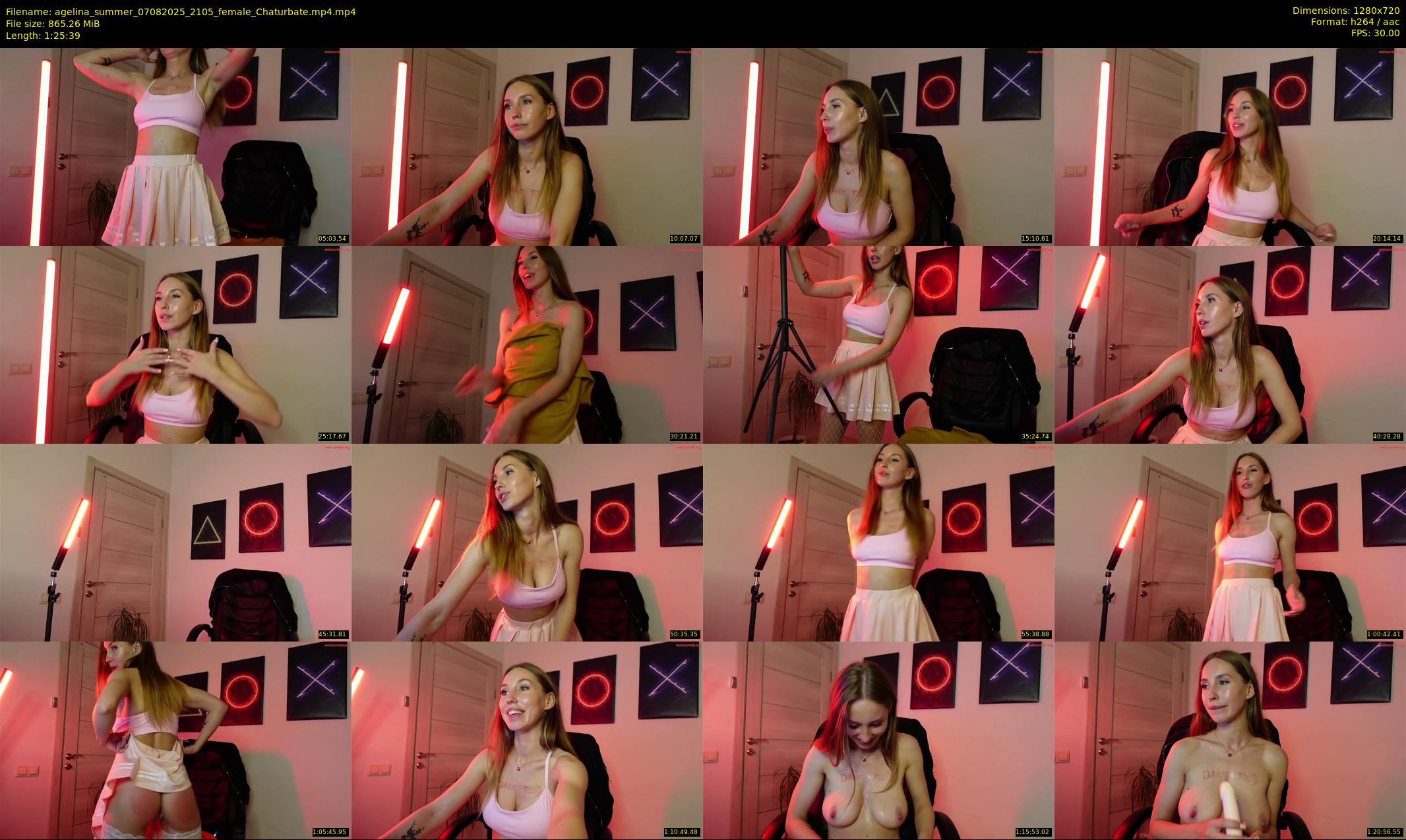 agelina_summer — 86 minute Chaturbate female cam show recording, 720p, Aug 7, 2025