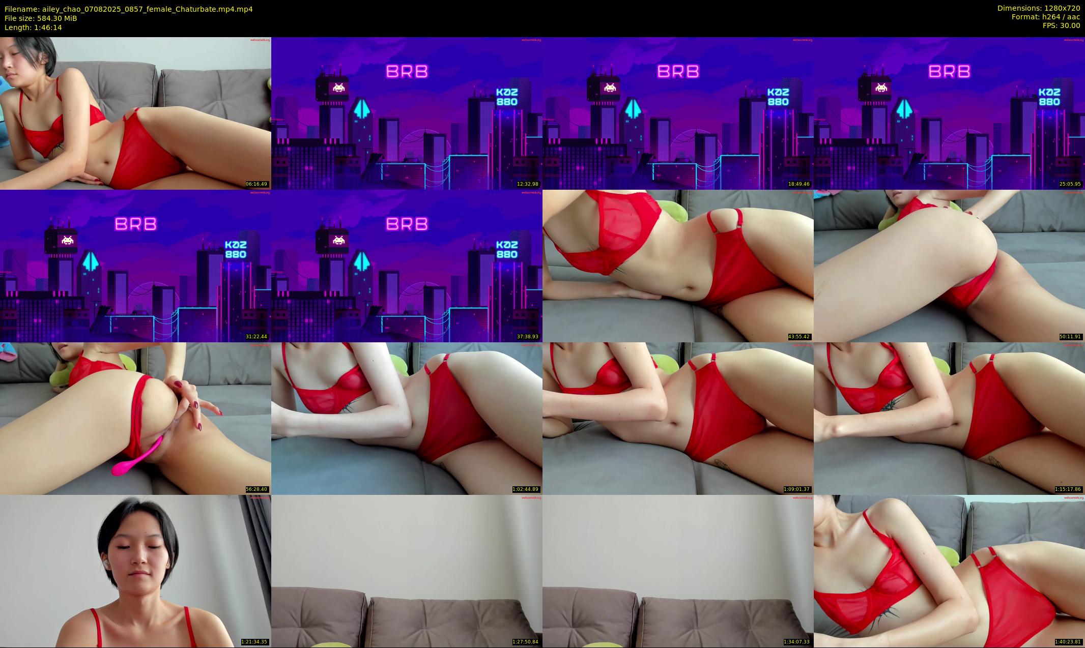 ailey_chao — 107 minute Chaturbate female cam show recording, 720p, Aug 7, 2025