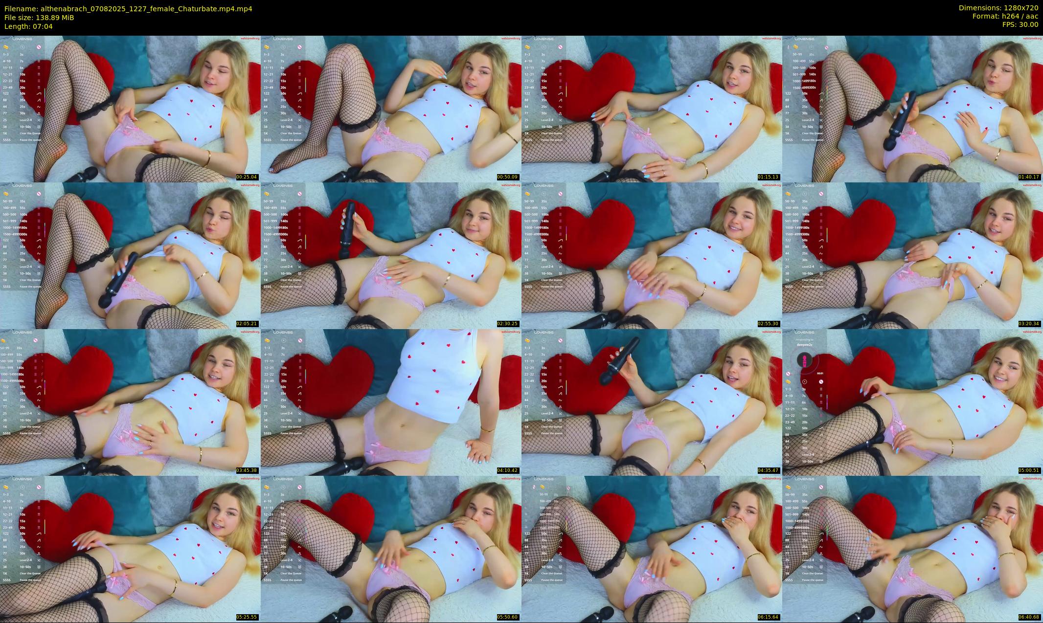 althenabrach — 8 minute Chaturbate female cam show recording, 720p, Aug 7, 2025