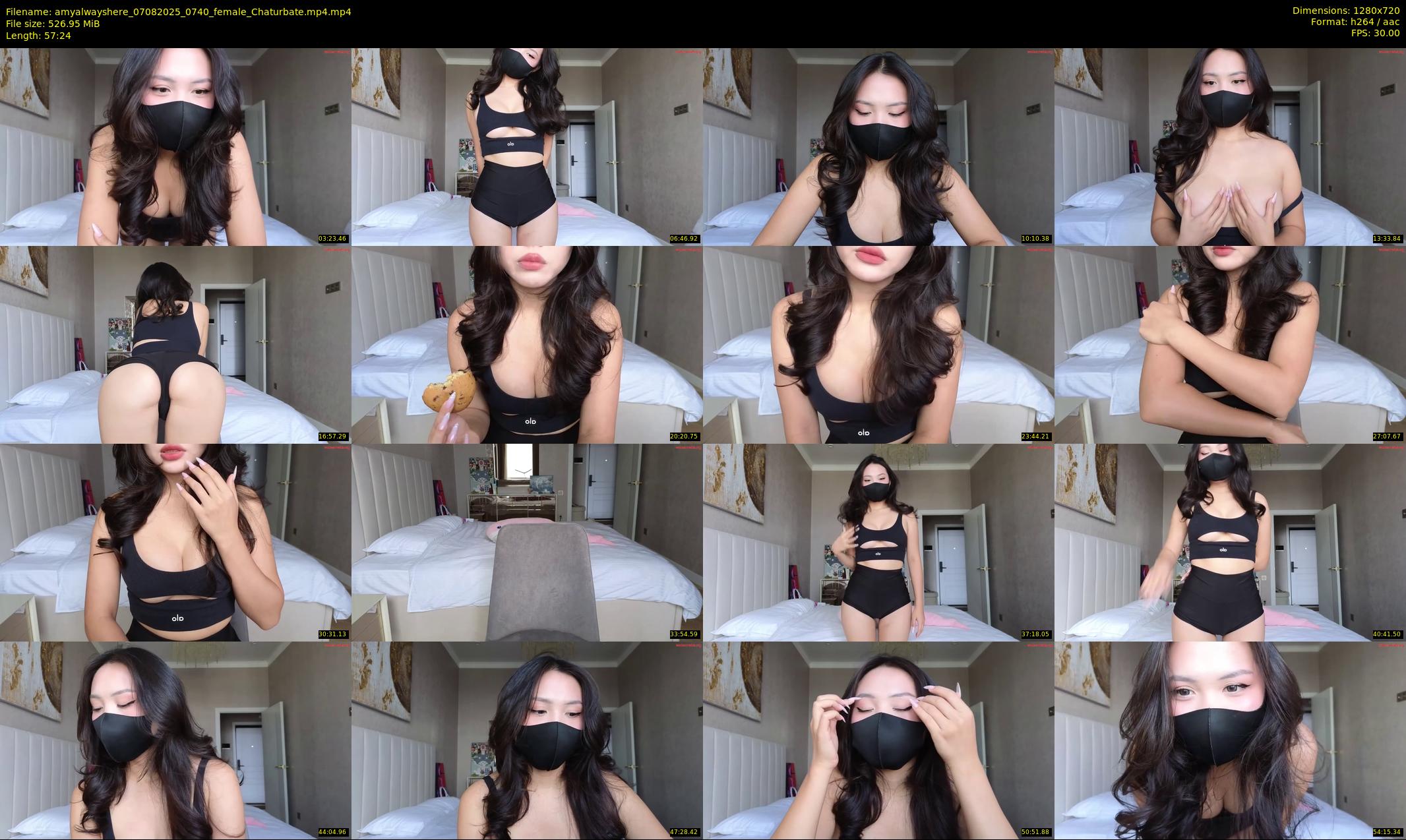 amyalwayshere — 58 minute Chaturbate female cam show recording, 720p, Aug 7, 2025