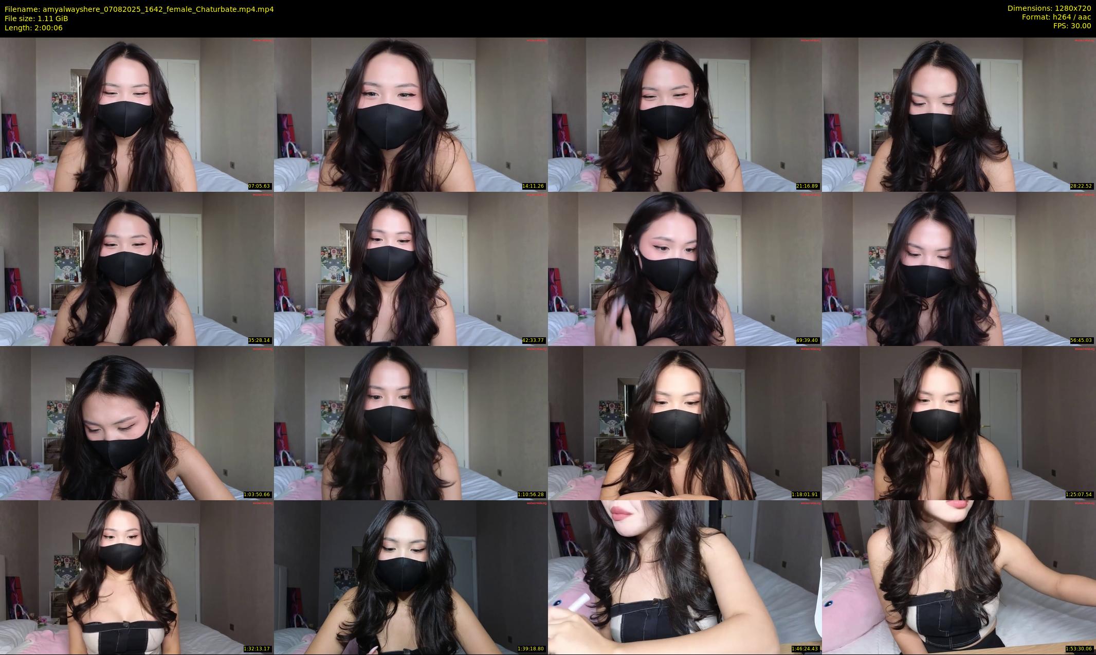 amyalwayshere — 121 minute Chaturbate female cam show recording, 720p, Aug 7, 2025