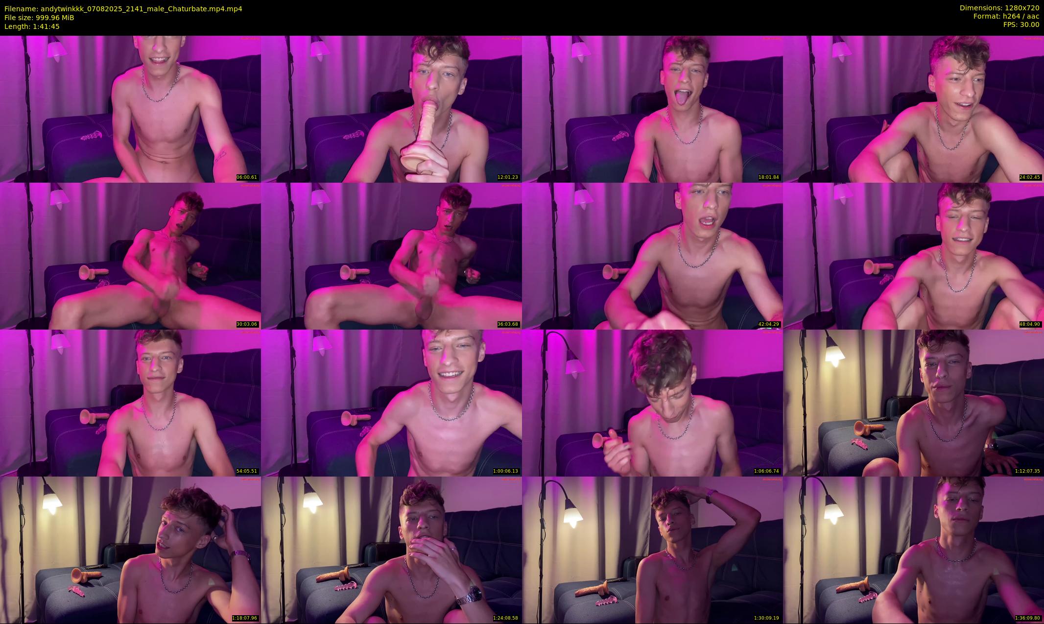 andytwinkkk — 102 minute Chaturbate male cam show recording, 720p, Aug 7, 2025