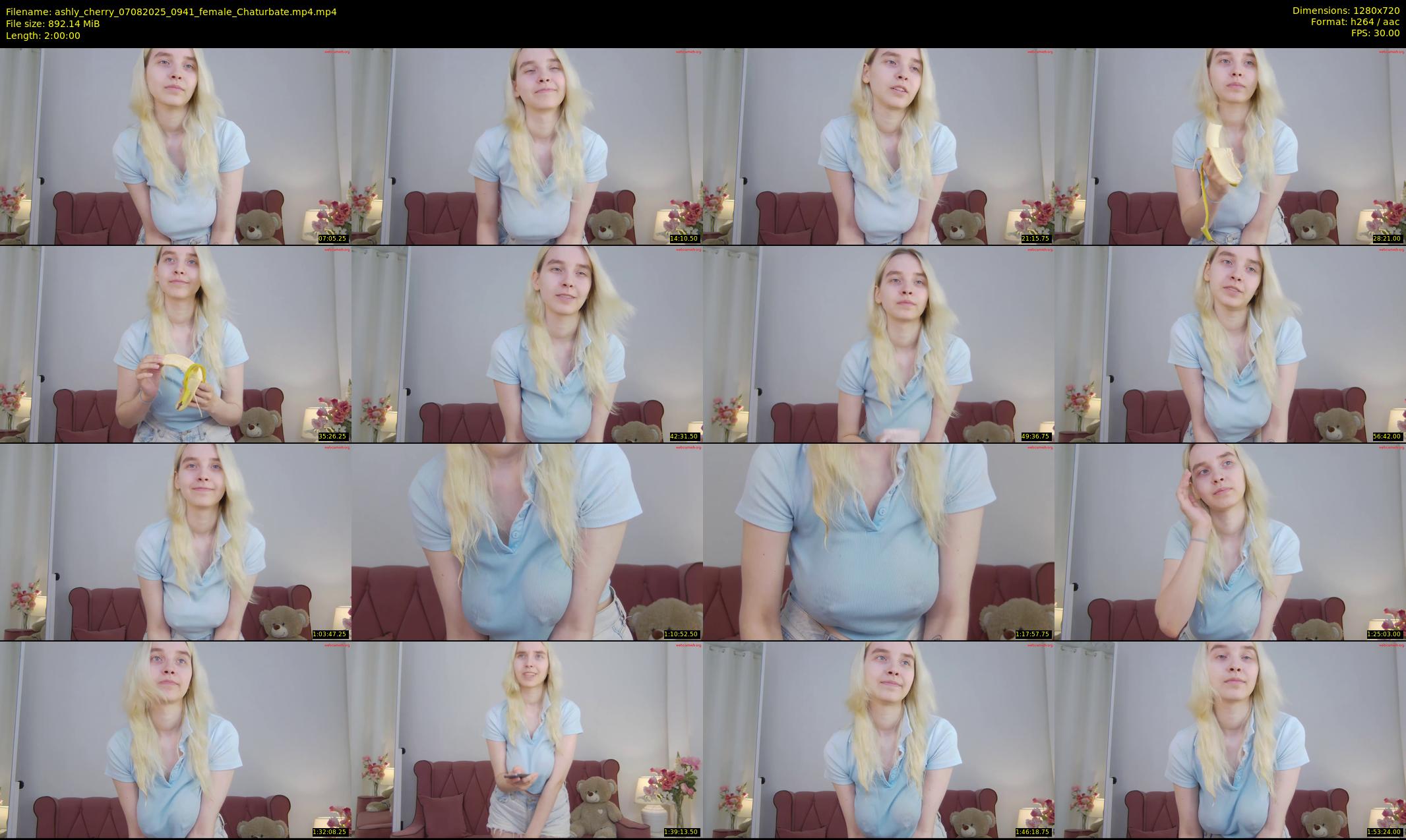 ashly_cherry — 120 minute Chaturbate female cam show recording, 720p, Aug 7, 2025
