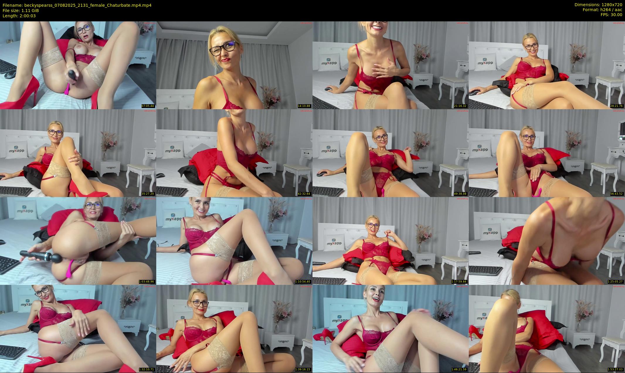 beckyspearss — 121 minute Chaturbate female cam show recording, 720p, Aug 7, 2025