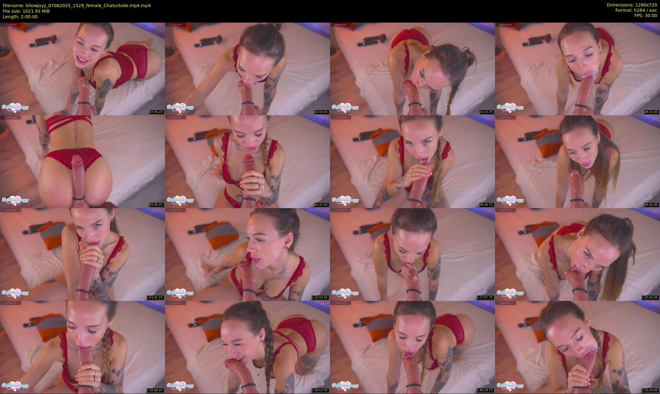 bllowjoyy — 120 minute Chaturbate female cam show recording, 720p, Aug 7, 2025