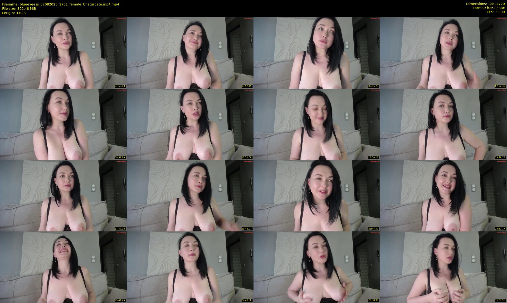 blueeyeess — 34 minute Chaturbate female cam show recording, 720p, Aug 7, 2025