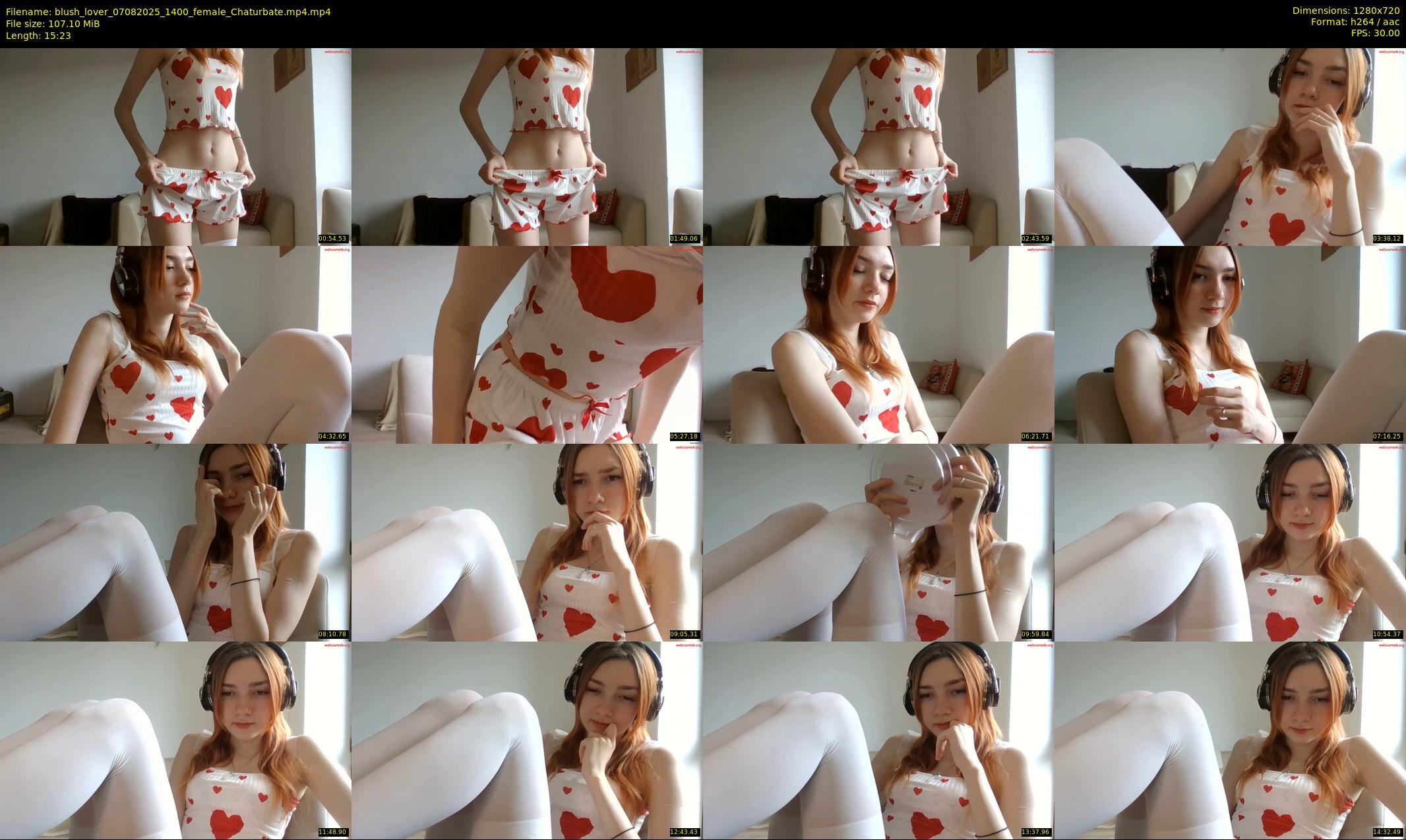 blush_lover — 16 minute Chaturbate female cam show recording, 720p, Aug 7, 2025