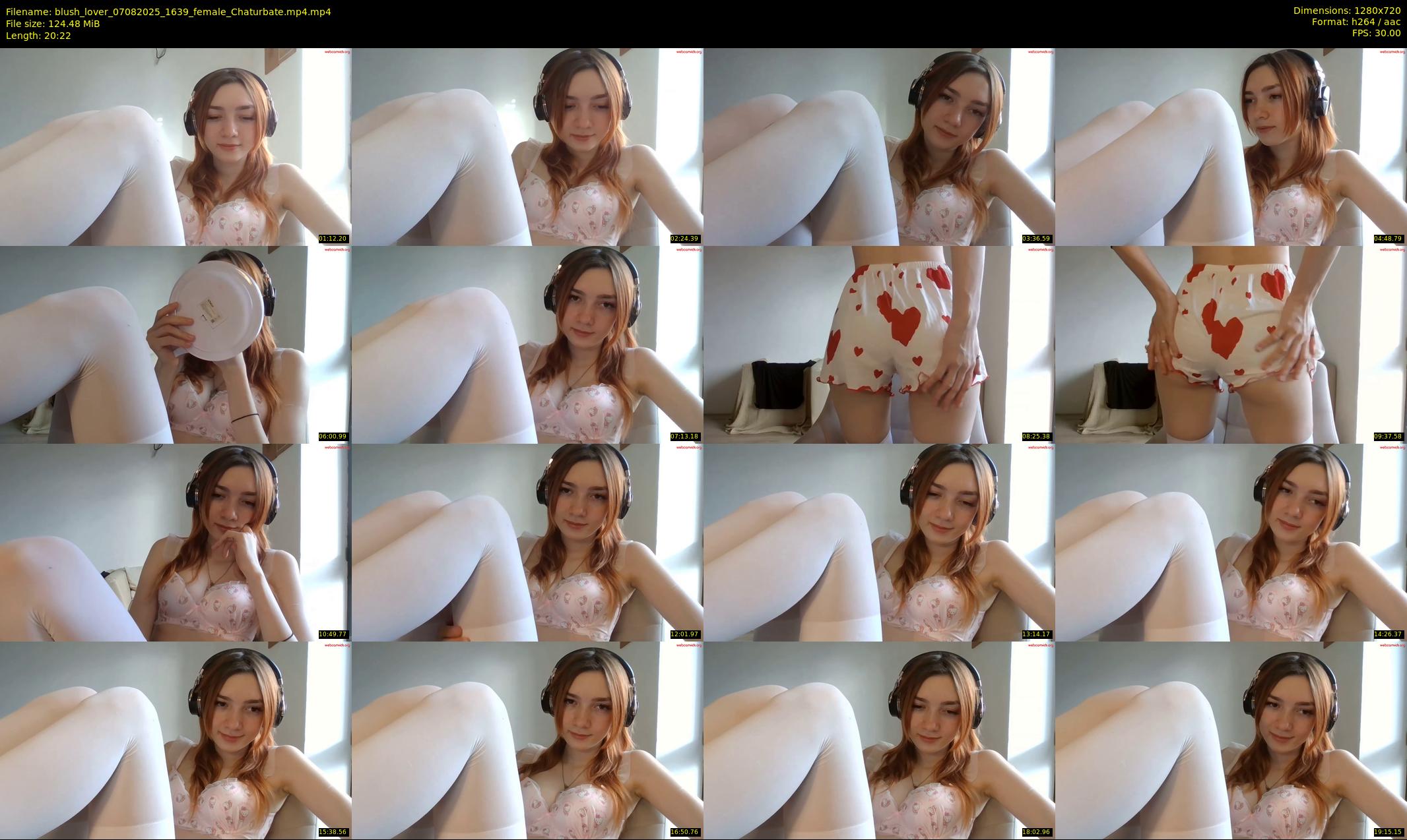 blush_lover — 21 minute Chaturbate female cam show recording, 720p, Aug 7, 2025
