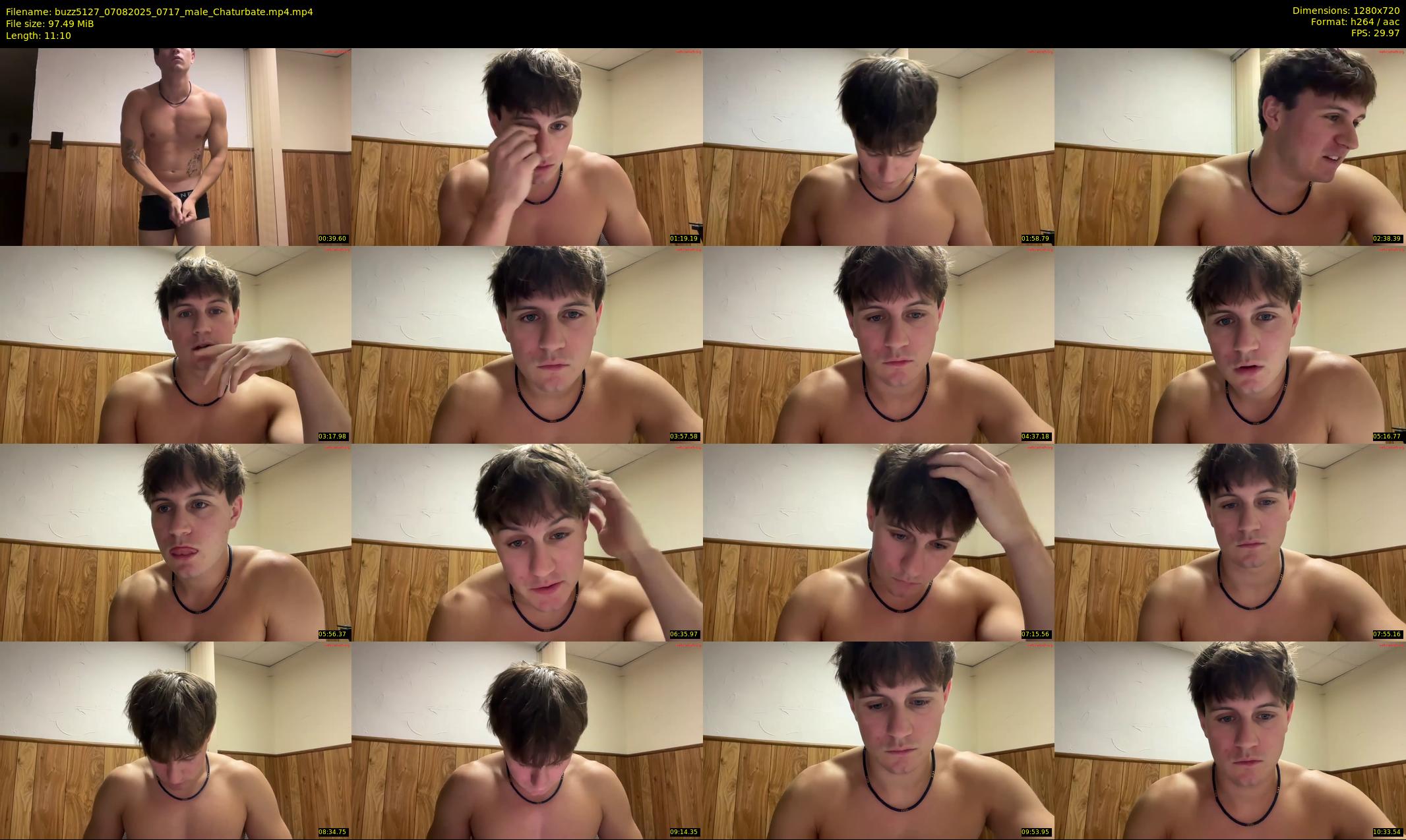 buzz5127 — 12 minute Chaturbate male cam show recording, 720p, Aug 7, 2025