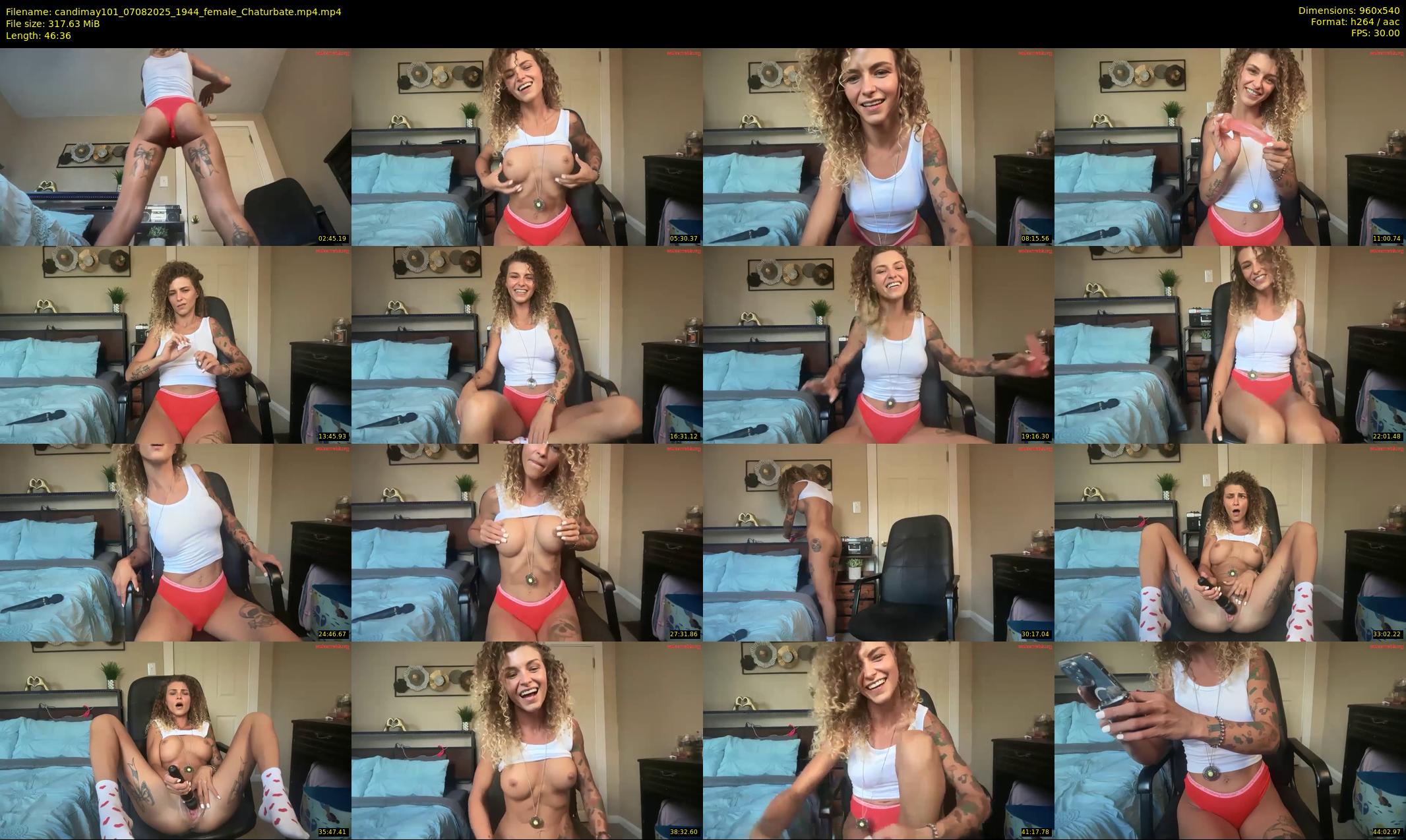 candimay101 — 47 minute Chaturbate female cam show recording, 480p, Aug 7, 2025