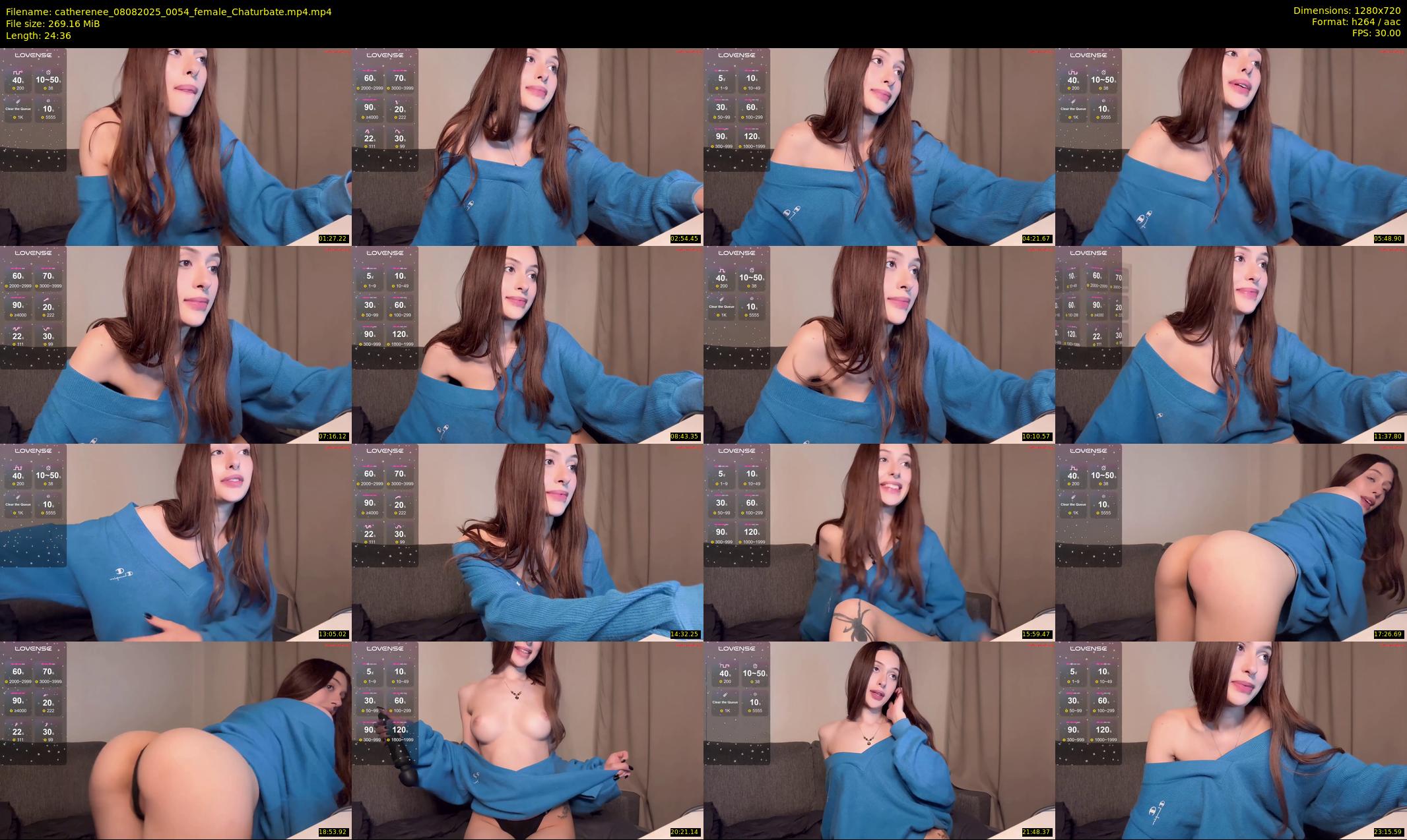 catherenee — 25 minute Chaturbate female cam show recording, 720p, Aug 8, 2025