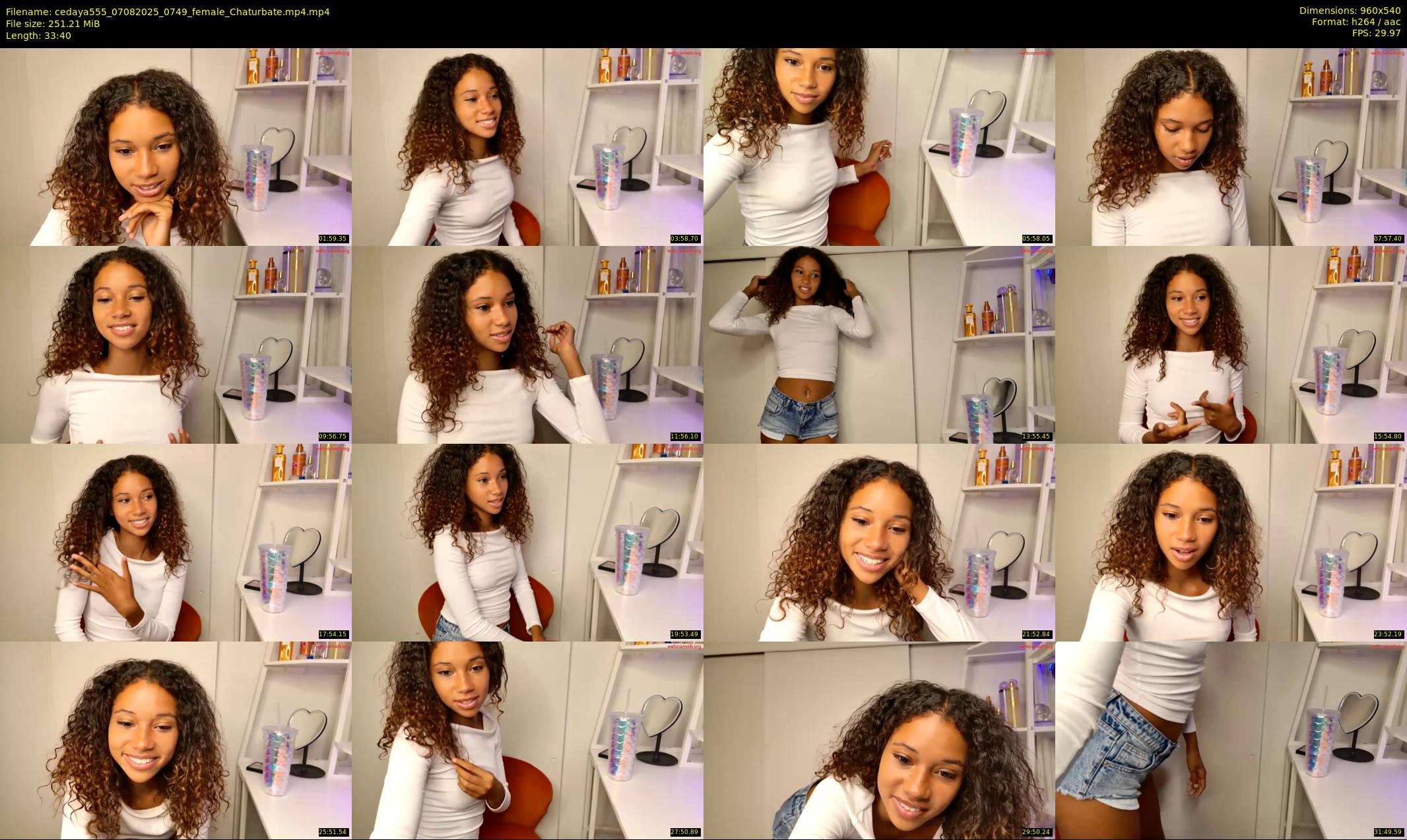 cedaya555 — 34 minute Chaturbate female cam show recording, 480p, Aug 7, 2025