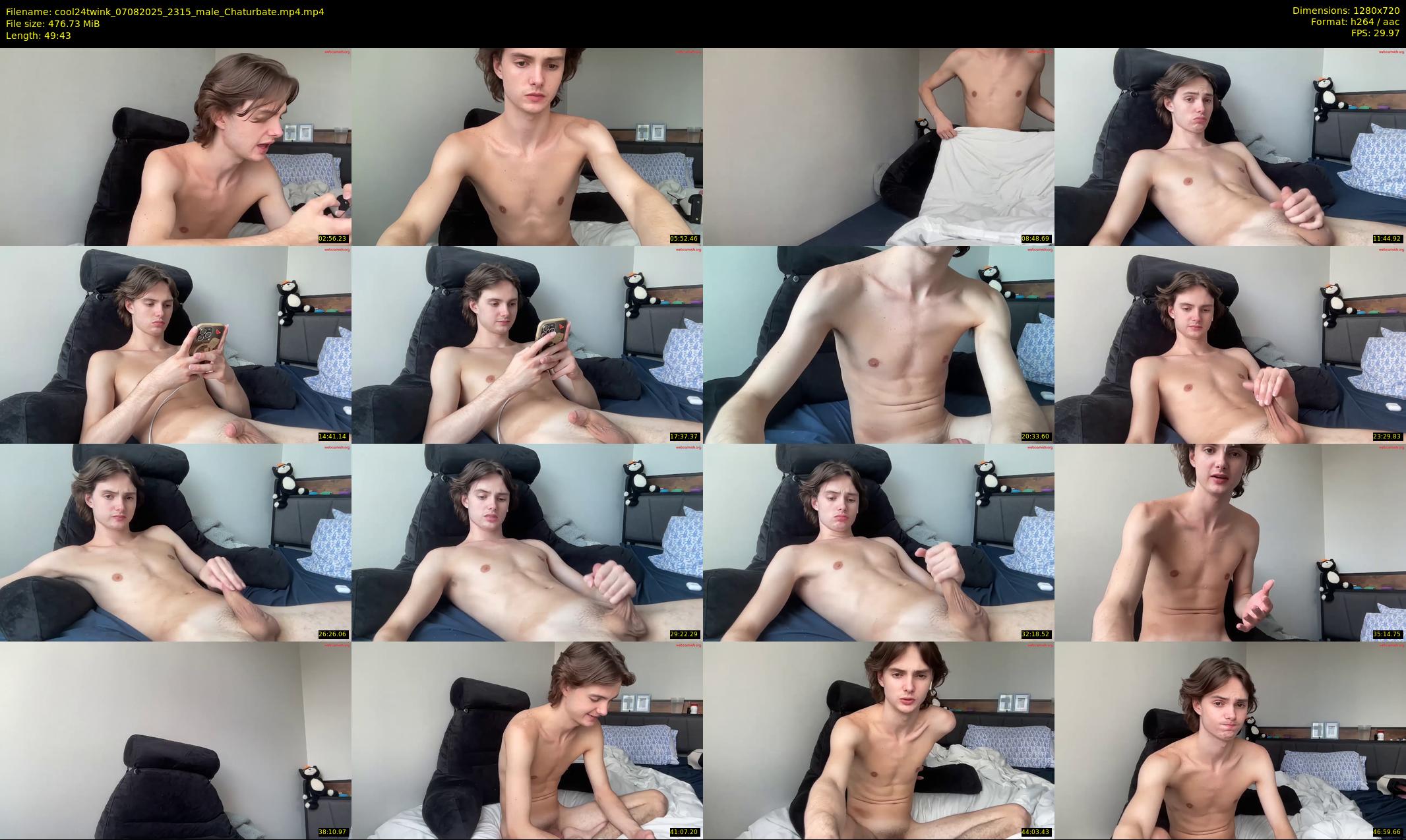 cool24twink — 50 minute Chaturbate male cam show recording, 720p, Aug 7, 2025