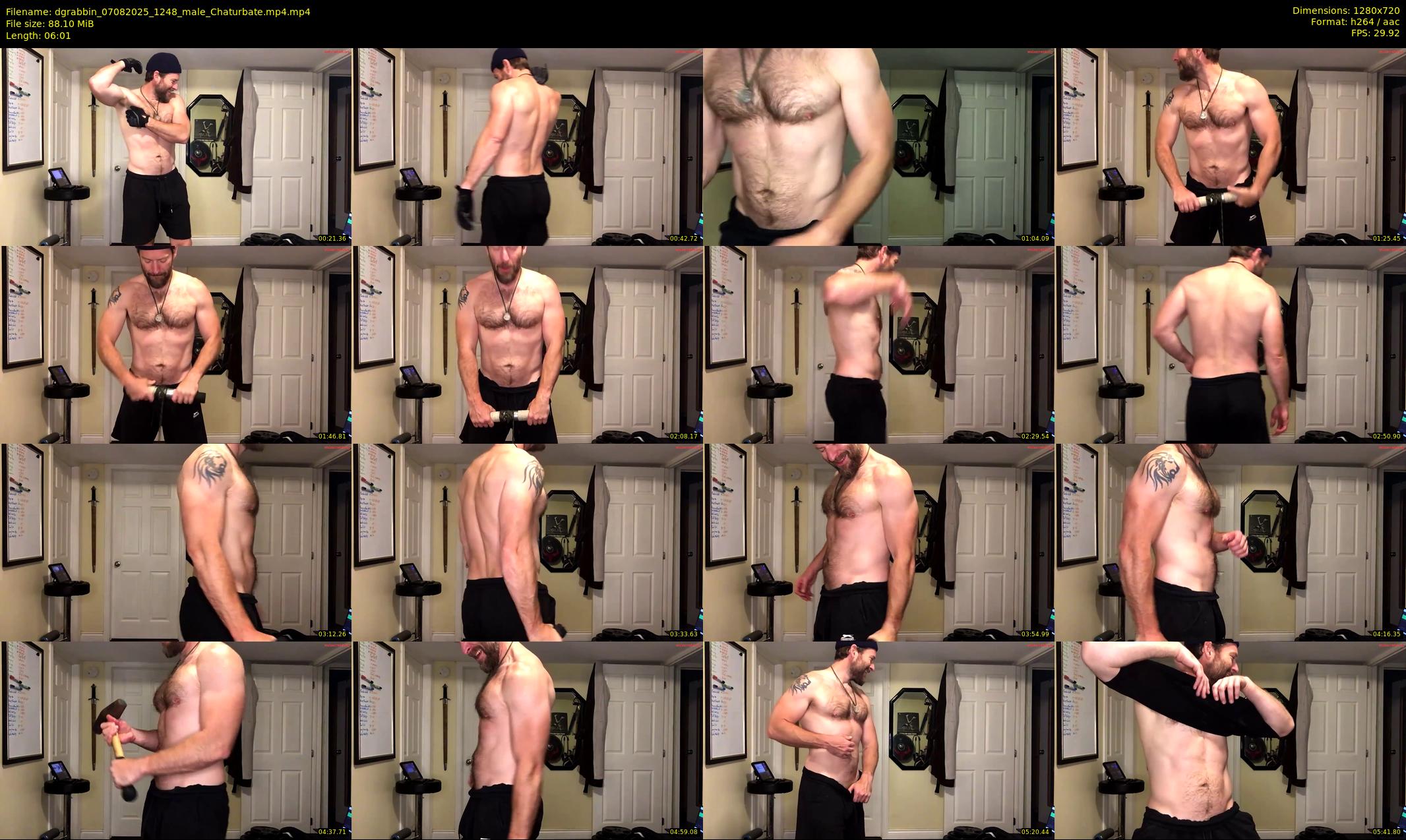 dgrabbin — 7 minute Chaturbate male cam show recording, 720p, Aug 7, 2025