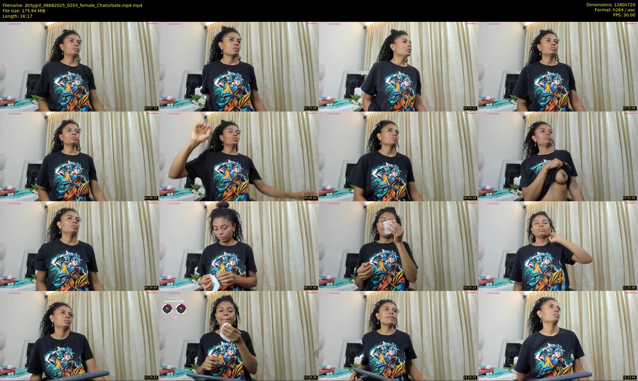 dirtygril — 17 minute Chaturbate female cam show recording, 720p, Aug 8, 2025