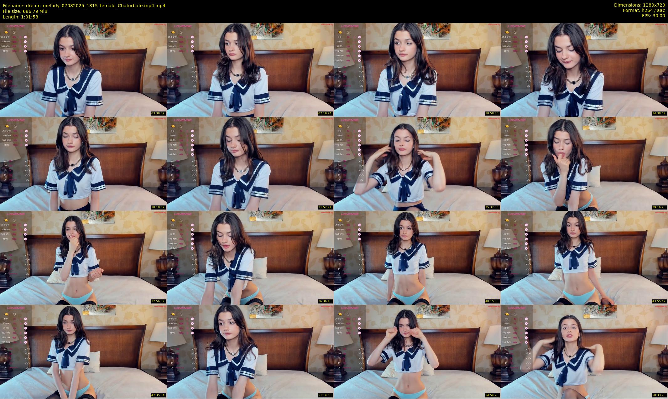 dream_melody — 62 minute Chaturbate female cam show recording, 720p, Aug 7, 2025