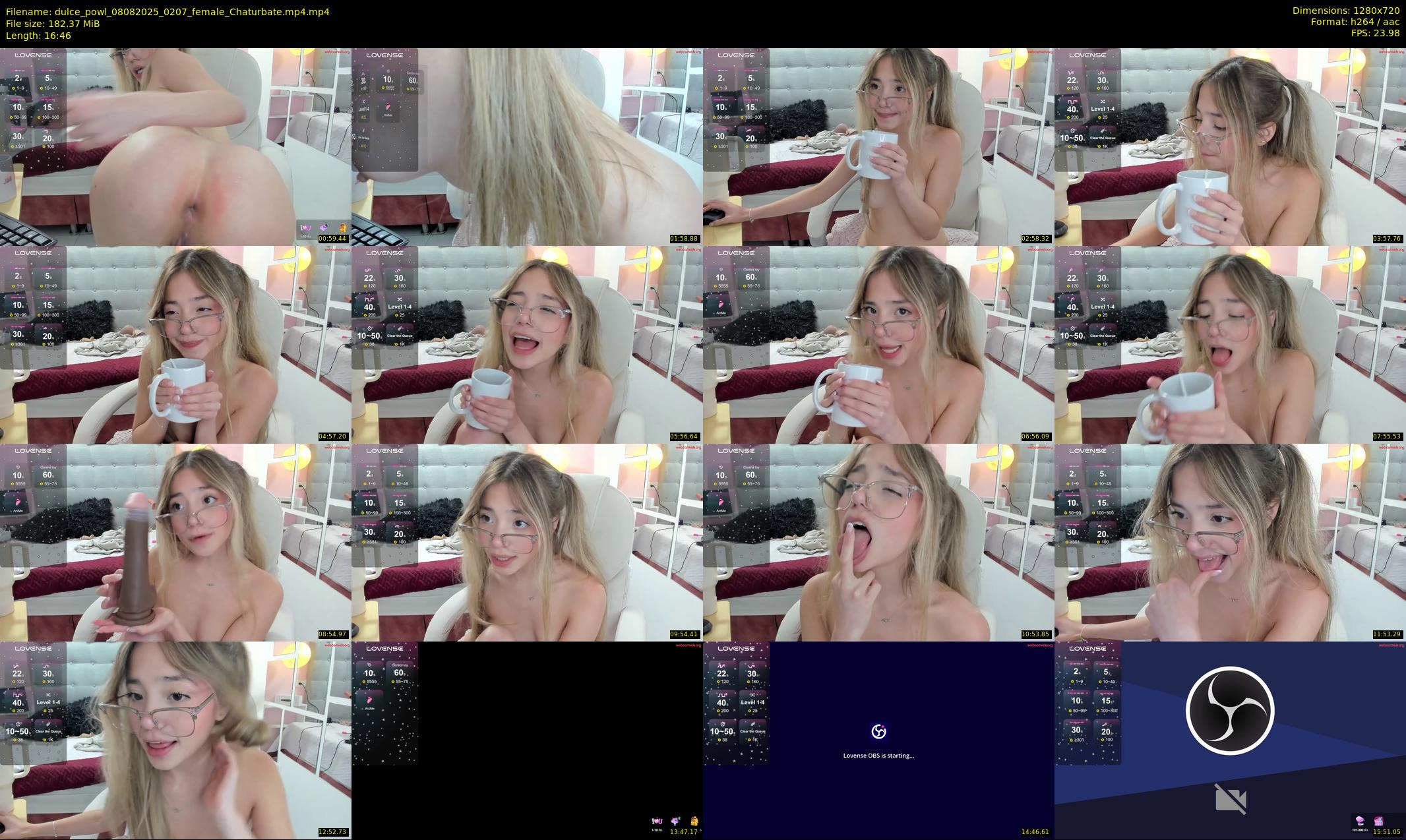 dulce_powl — 17 minute Chaturbate female cam show recording, 720p, Aug 8, 2025