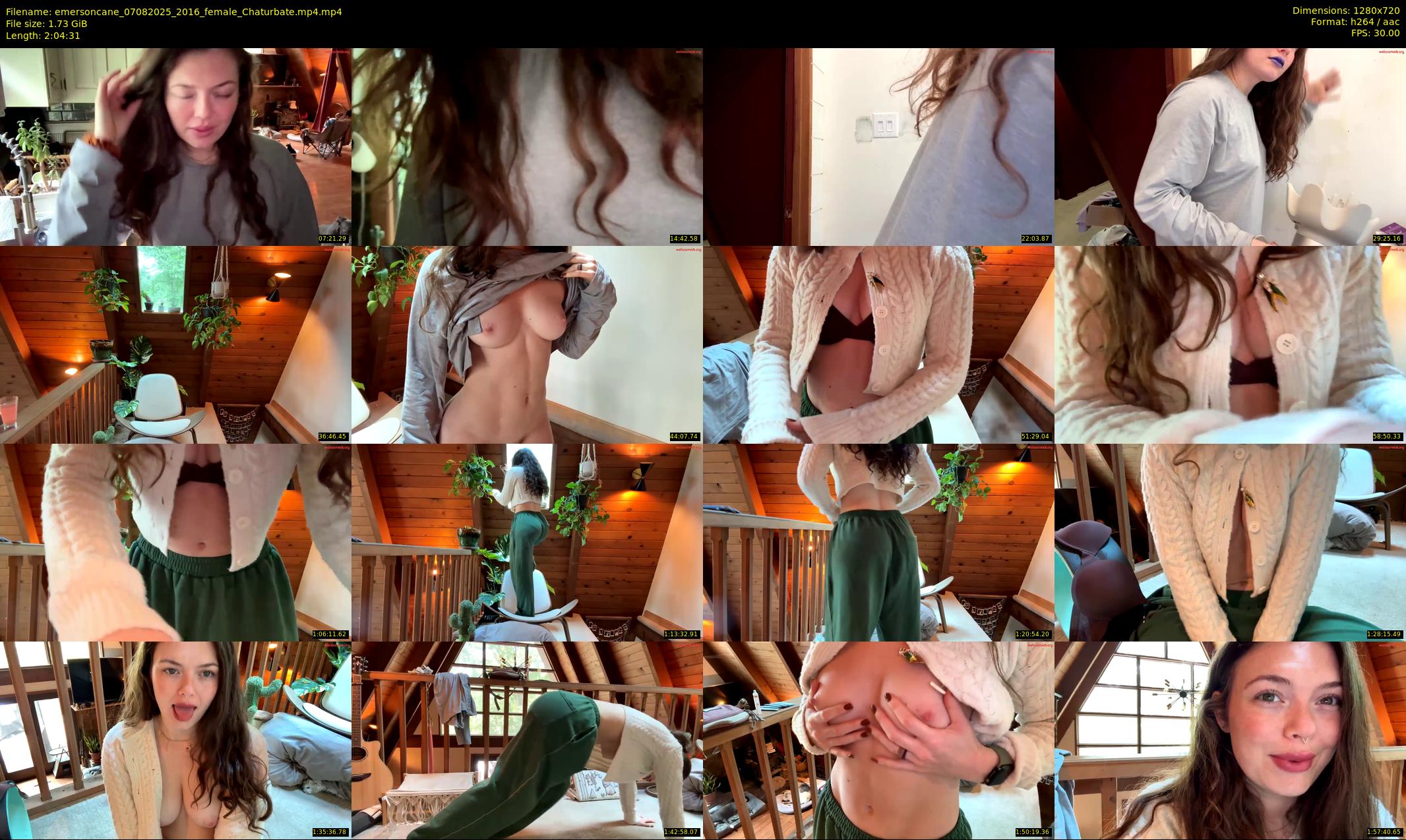 emersoncane — 125 minute Chaturbate female cam show recording, 720p, Aug 7, 2025