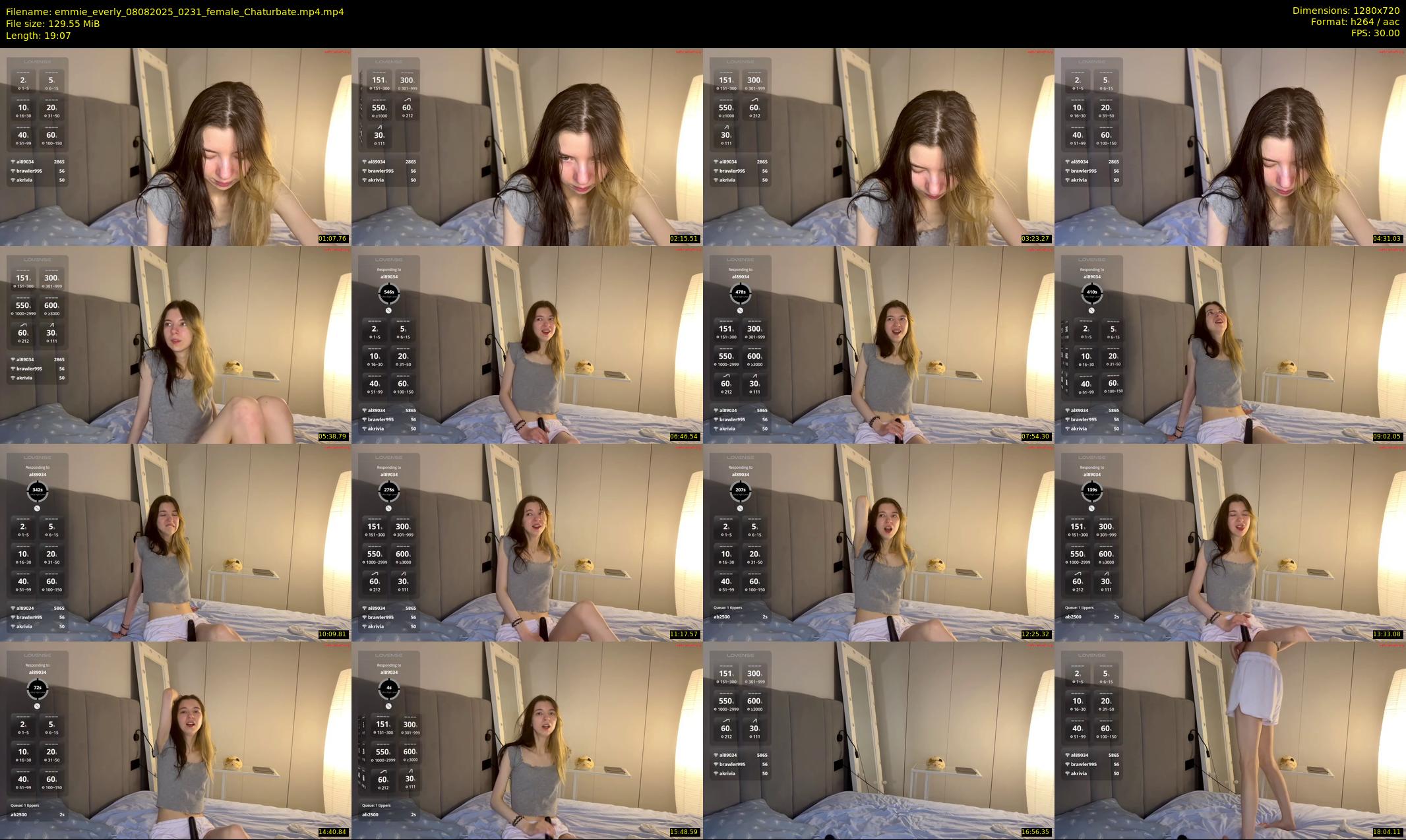 emmie_everly — 20 minute Chaturbate female cam show recording, 720p, Aug 8, 2025