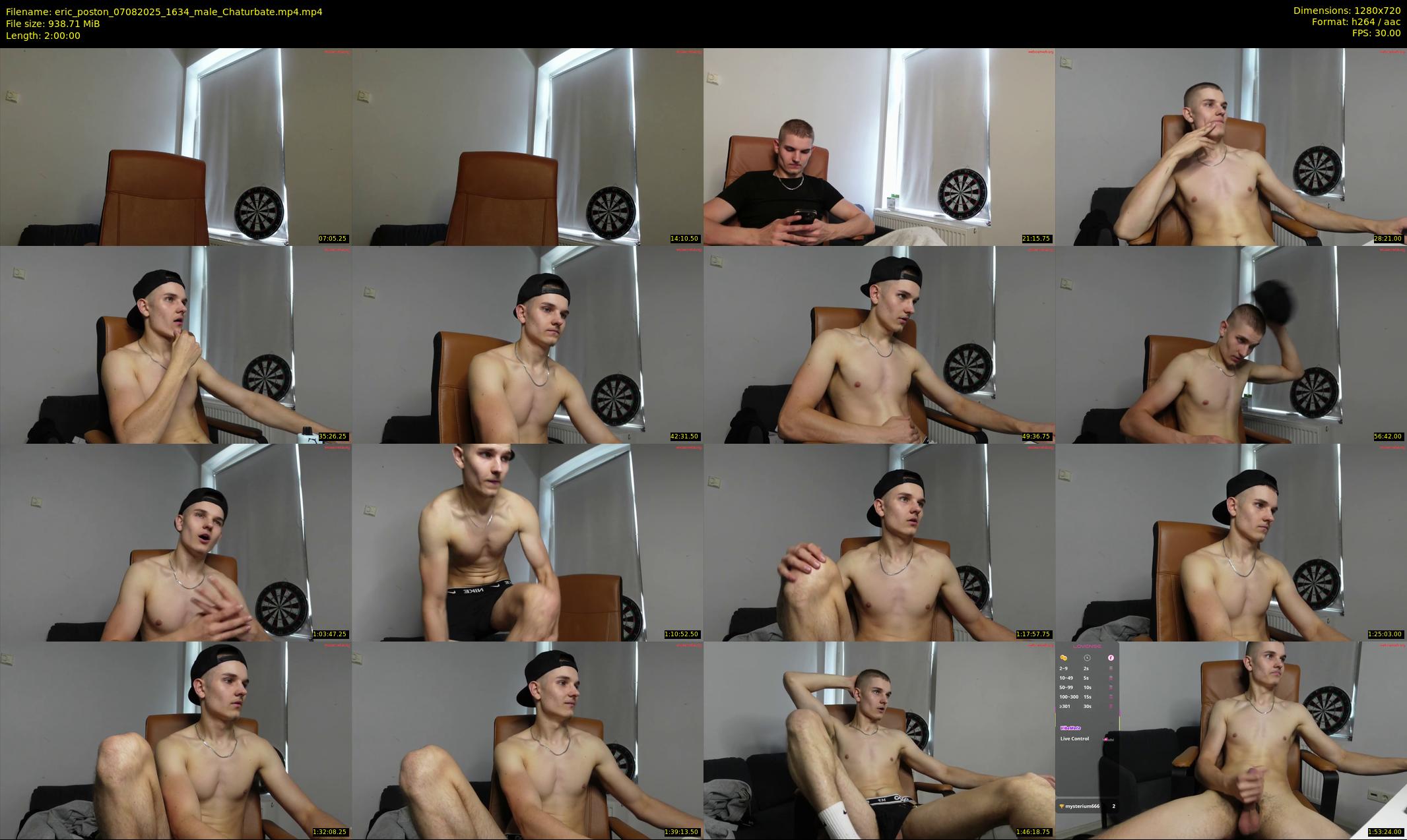 eric_poston — 120 minute Chaturbate male cam show recording, 720p, Aug 7, 2025