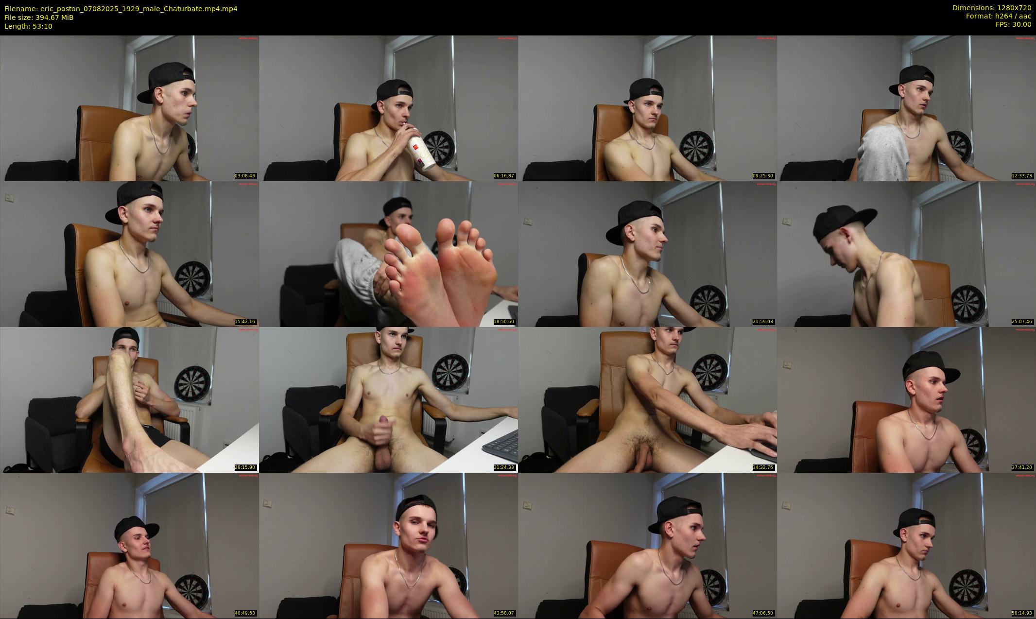 eric_poston — 54 minute Chaturbate male cam show recording, 720p, Aug 7, 2025