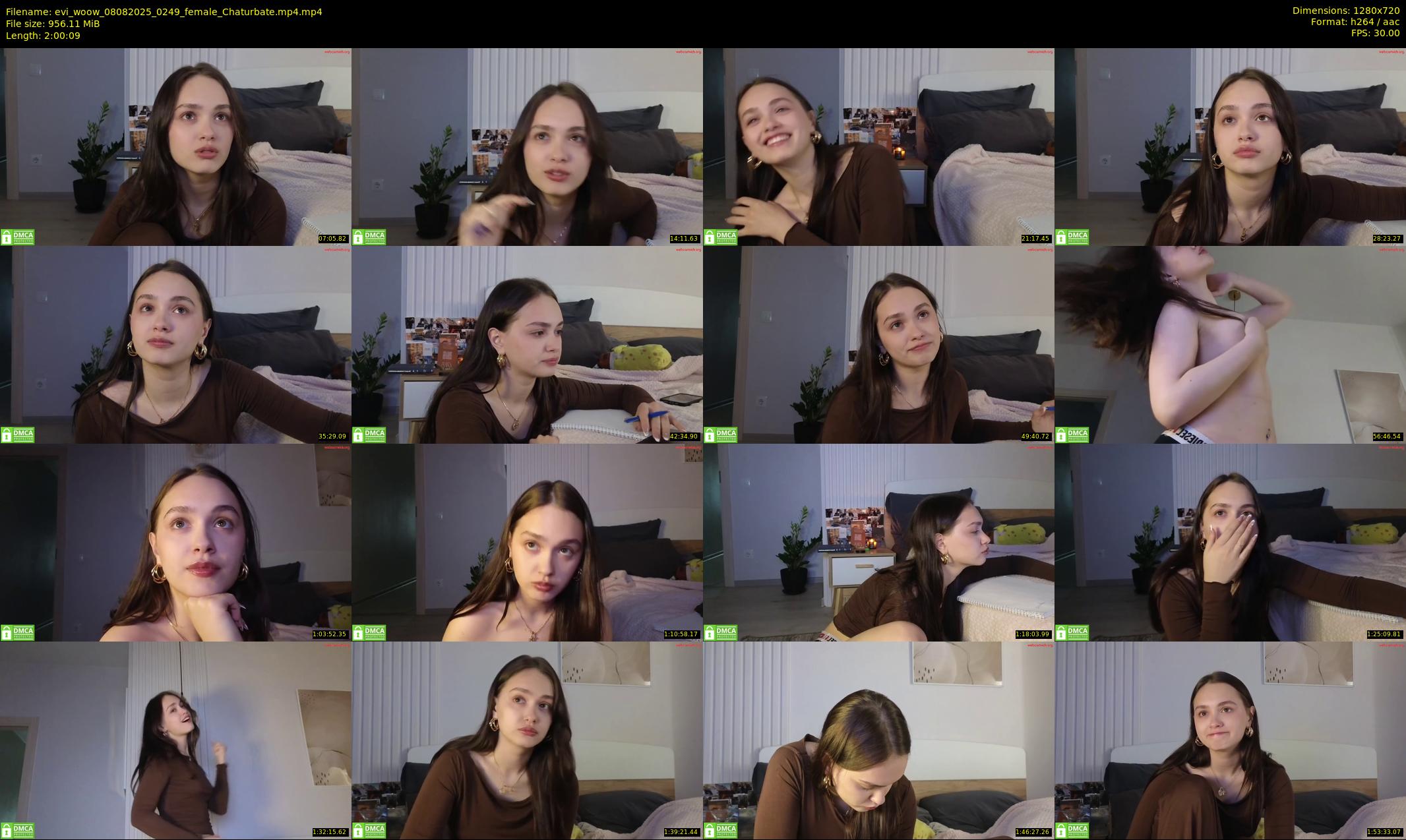 evi_woow — 121 minute Chaturbate female cam show recording, 720p, Aug 8, 2025