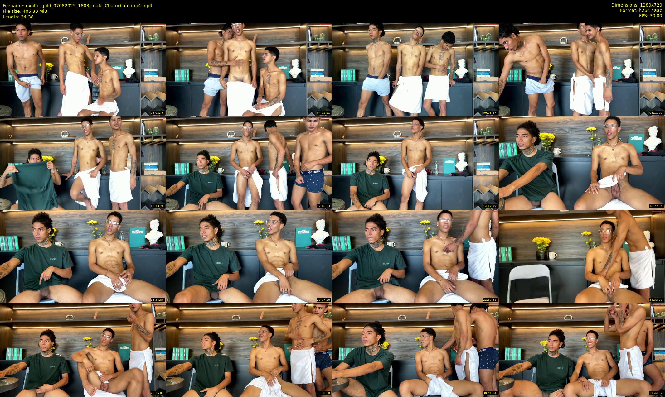exotic_gold — 35 minute Chaturbate male cam show recording, 720p, Aug 7, 2025