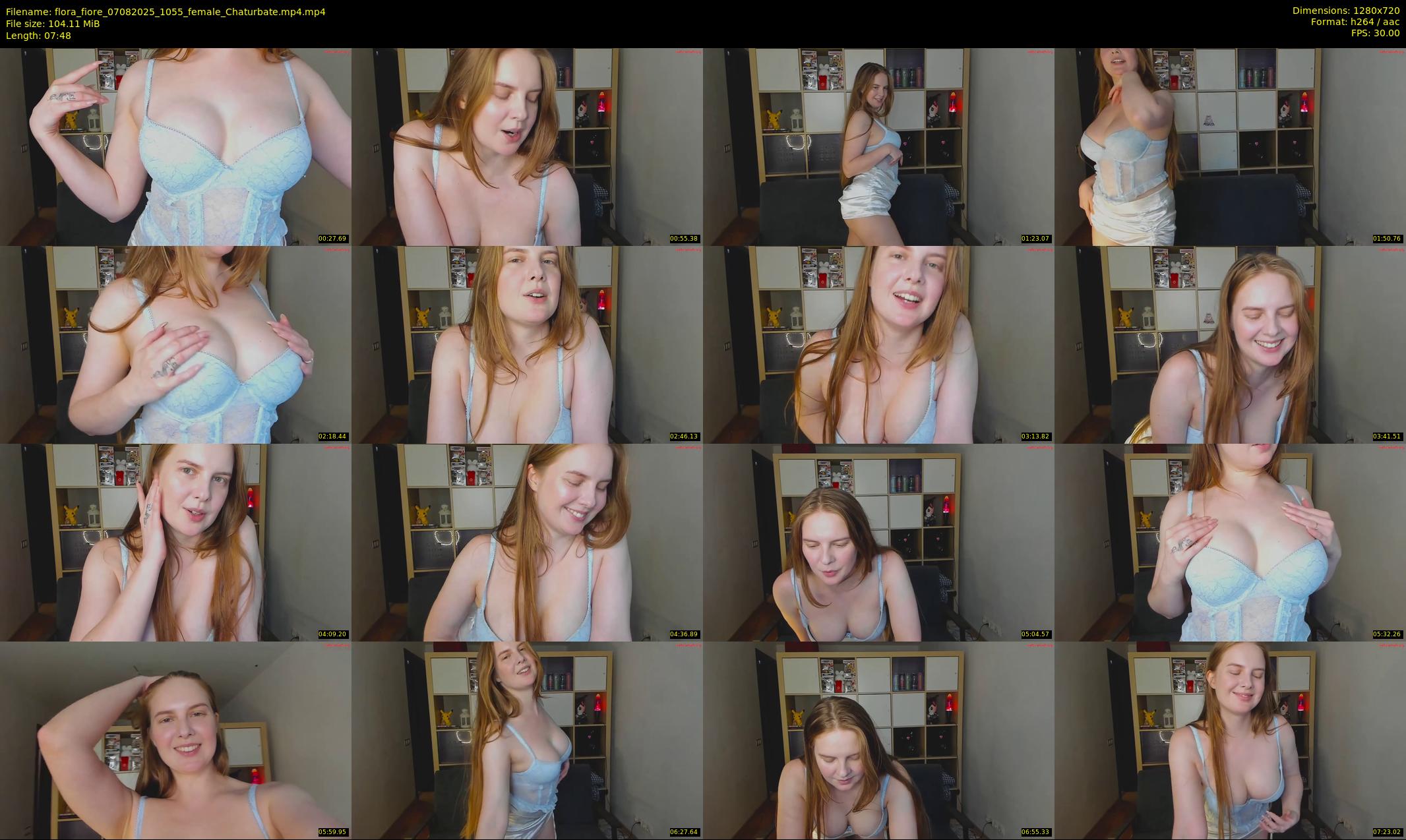 flora_fiore — 8 minute Chaturbate female cam show recording, 720p, Aug 7, 2025