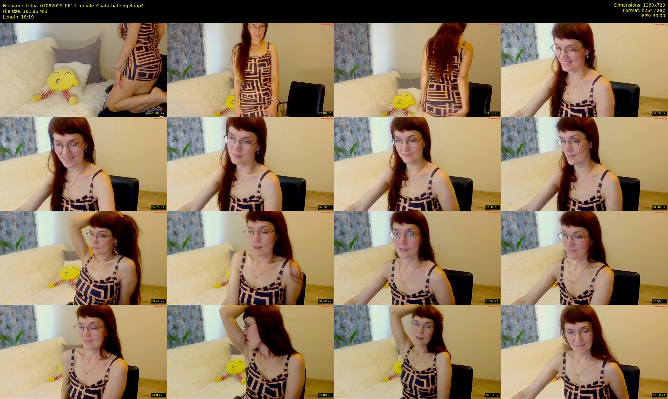 fritha — 19 minute Chaturbate female cam show recording, 720p, Aug 7, 2025