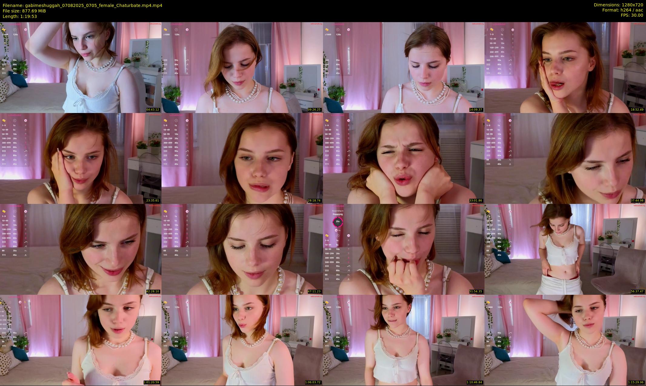 gabimeshuggah — 80 minute Chaturbate female cam show recording, 720p, Aug 7, 2025