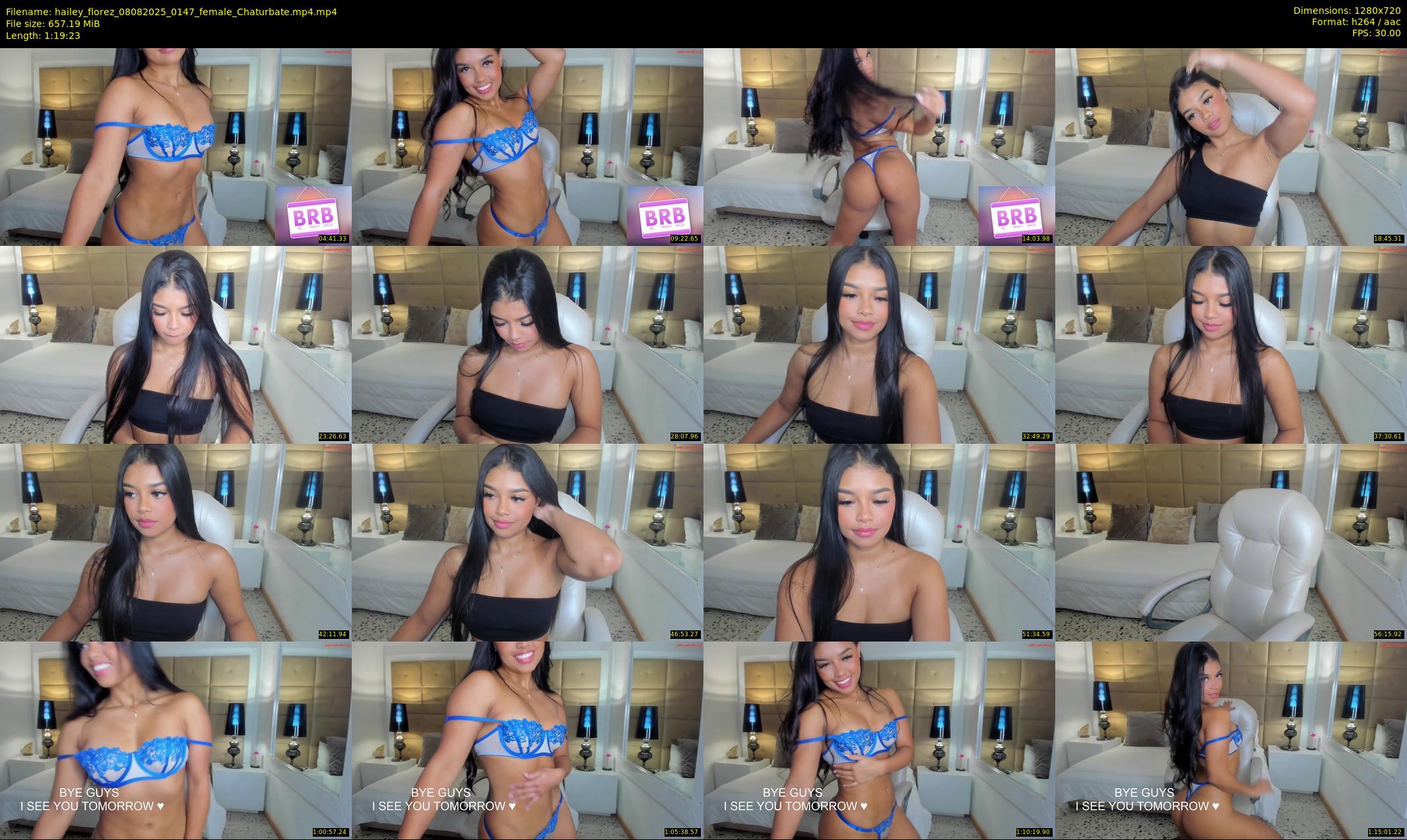 hailey_florez — 80 minute Chaturbate female cam show recording, 720p, Aug 8, 2025