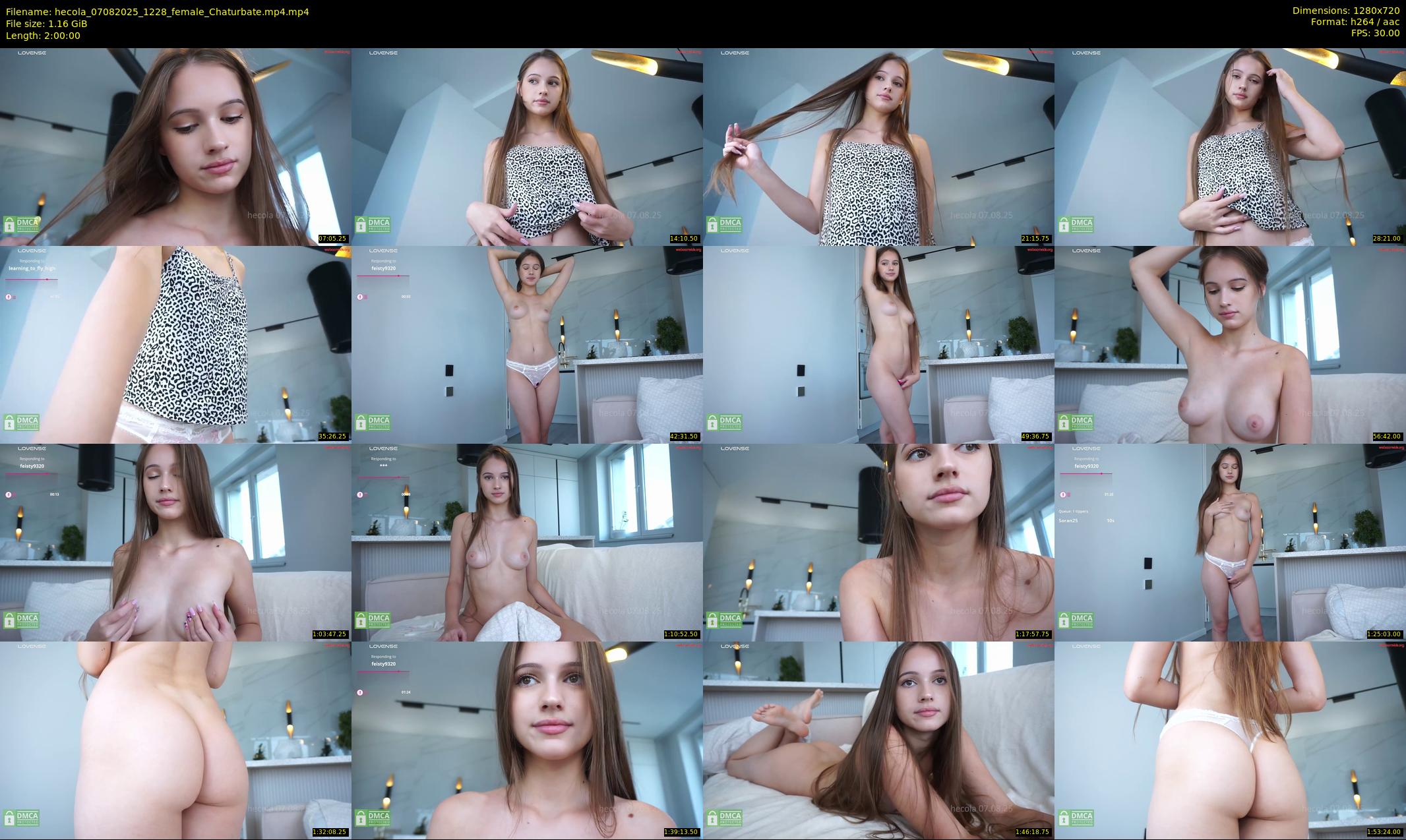 hecola — 120 minute Chaturbate female cam show recording, 720p, Aug 7, 2025