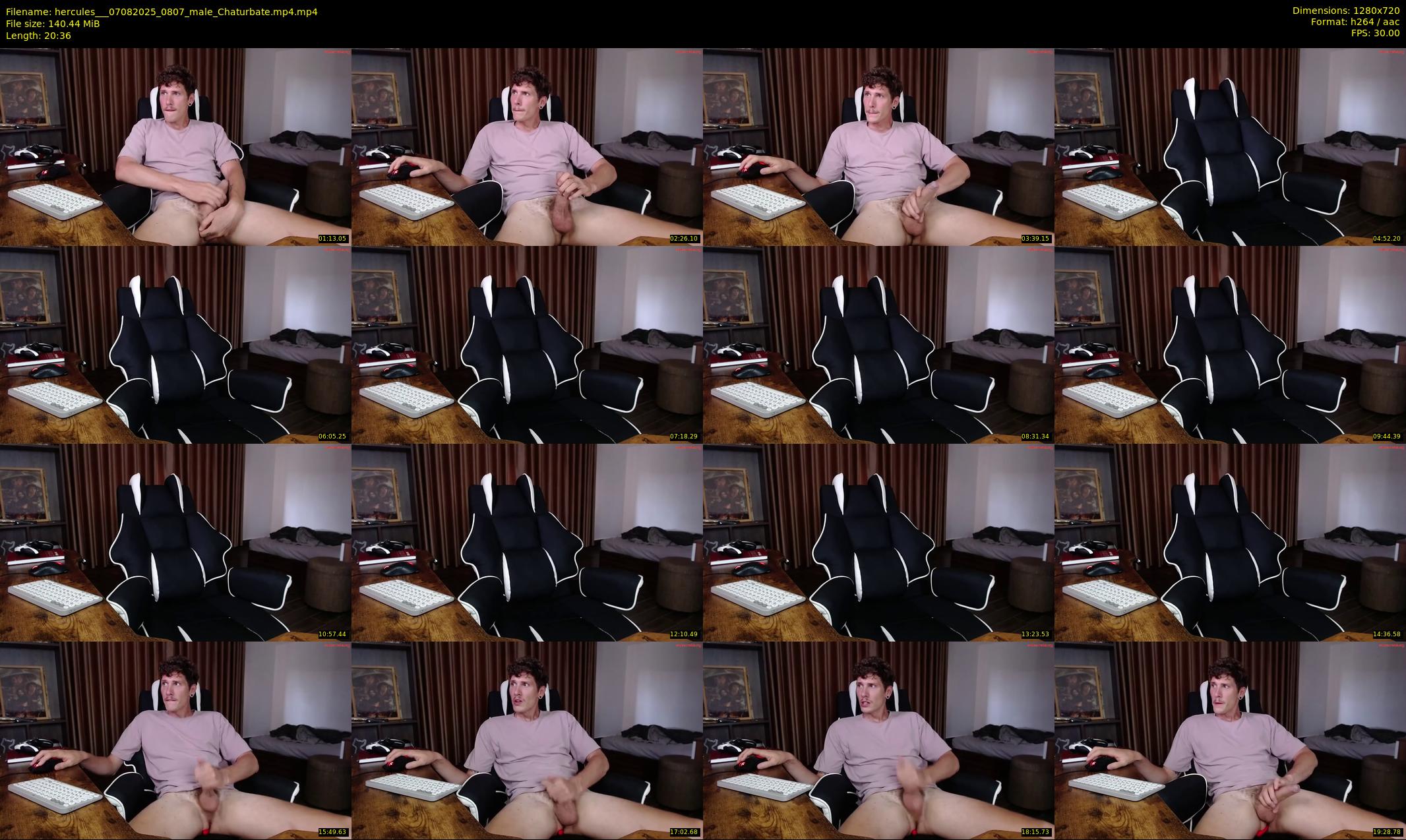 hercules__ — 21 minute Chaturbate male cam show recording, 720p, Aug 7, 2025
