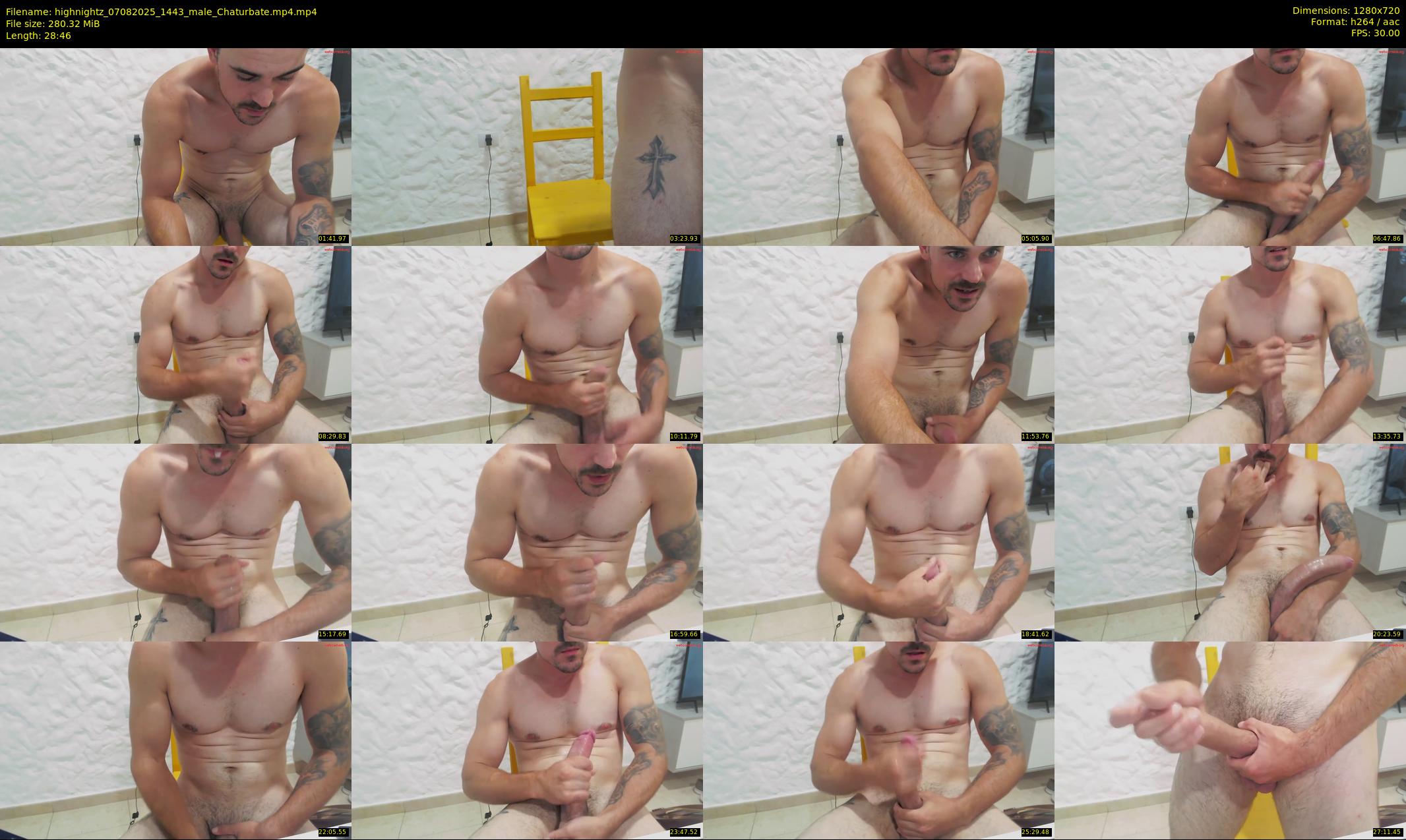 highnightz — 29 minute Chaturbate male cam show recording, 720p, Aug 7, 2025
