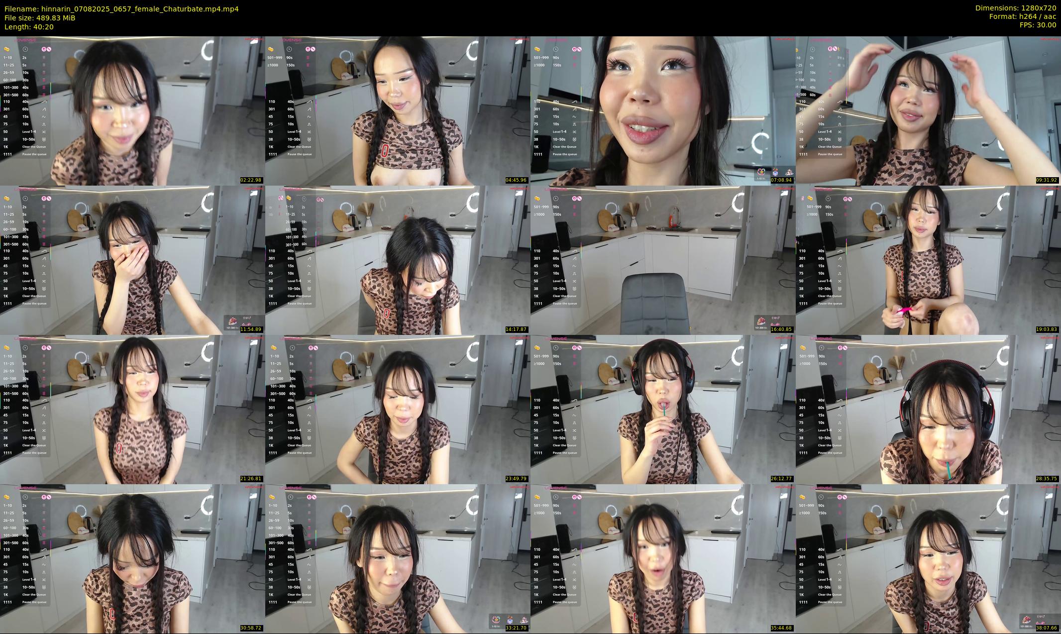 hinnarin — 41 minute Chaturbate female cam show recording, 720p, Aug 7, 2025