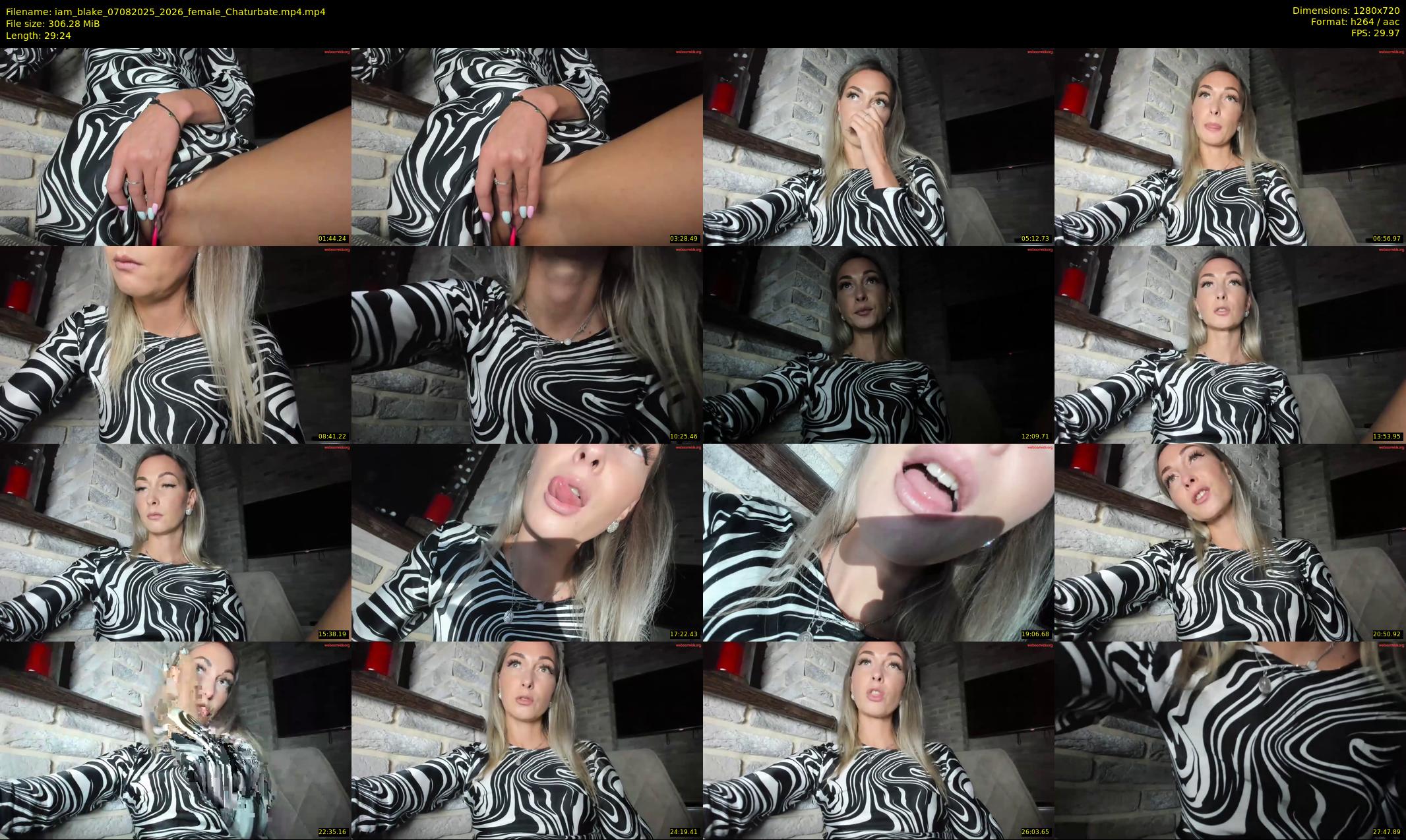 iam_blake — 30 minute Chaturbate female cam show recording, 720p, Aug 7, 2025