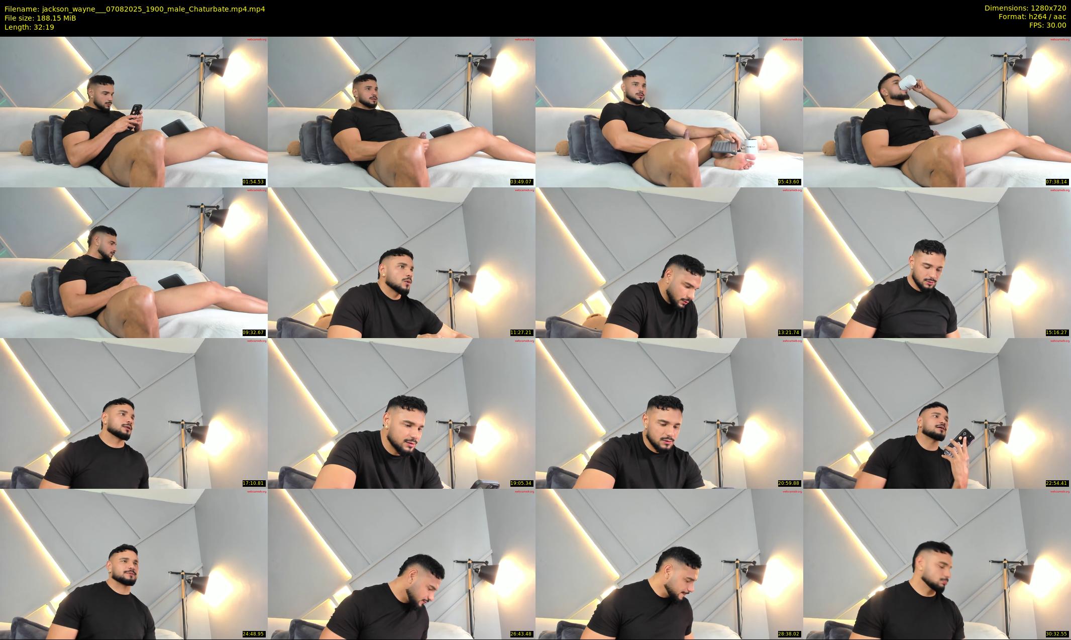 jackson_wayne__ — 33 minute Chaturbate male cam show recording, 720p, Aug 7, 2025