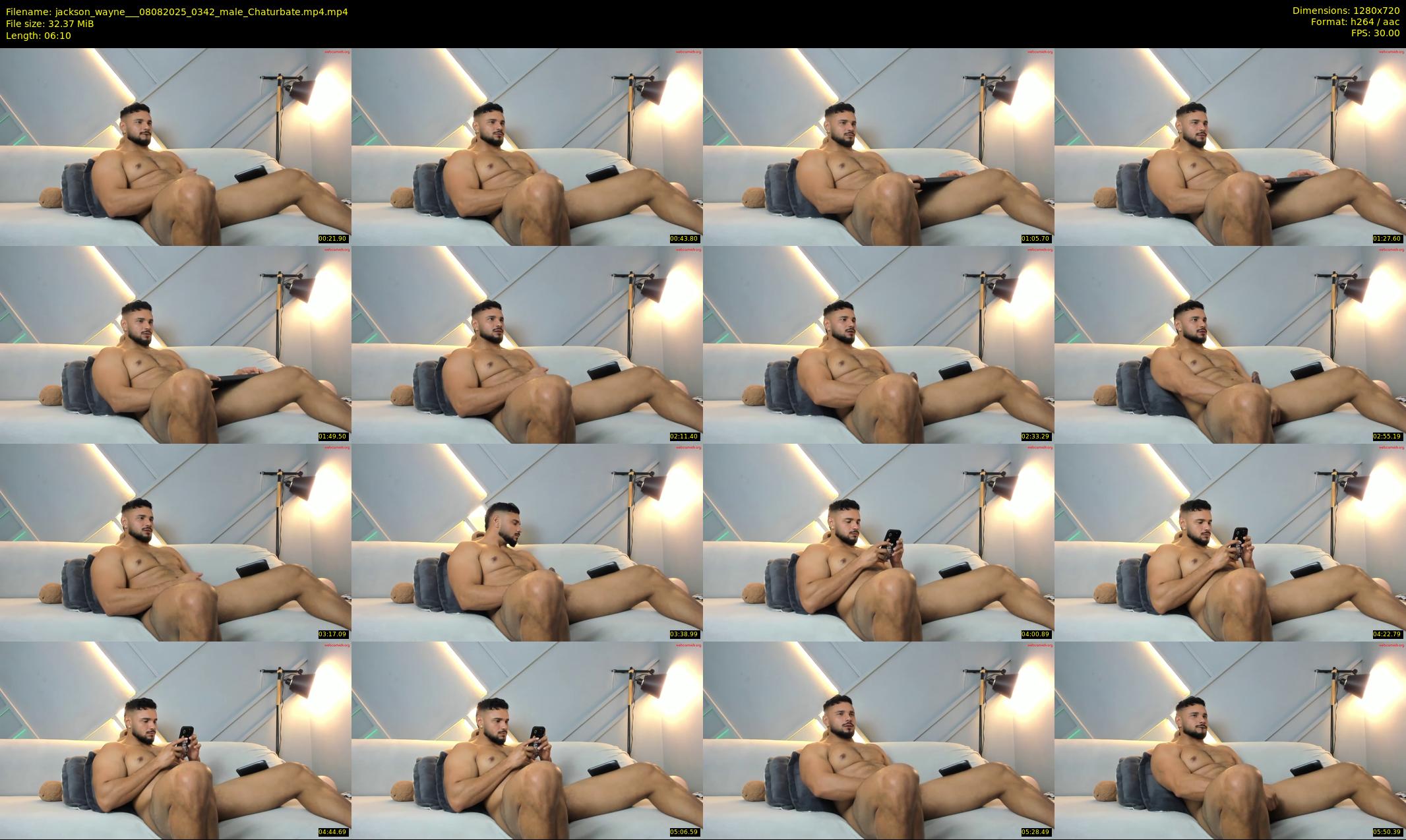 jackson_wayne__ — 7 minute Chaturbate male cam show recording, 720p, Aug 8, 2025